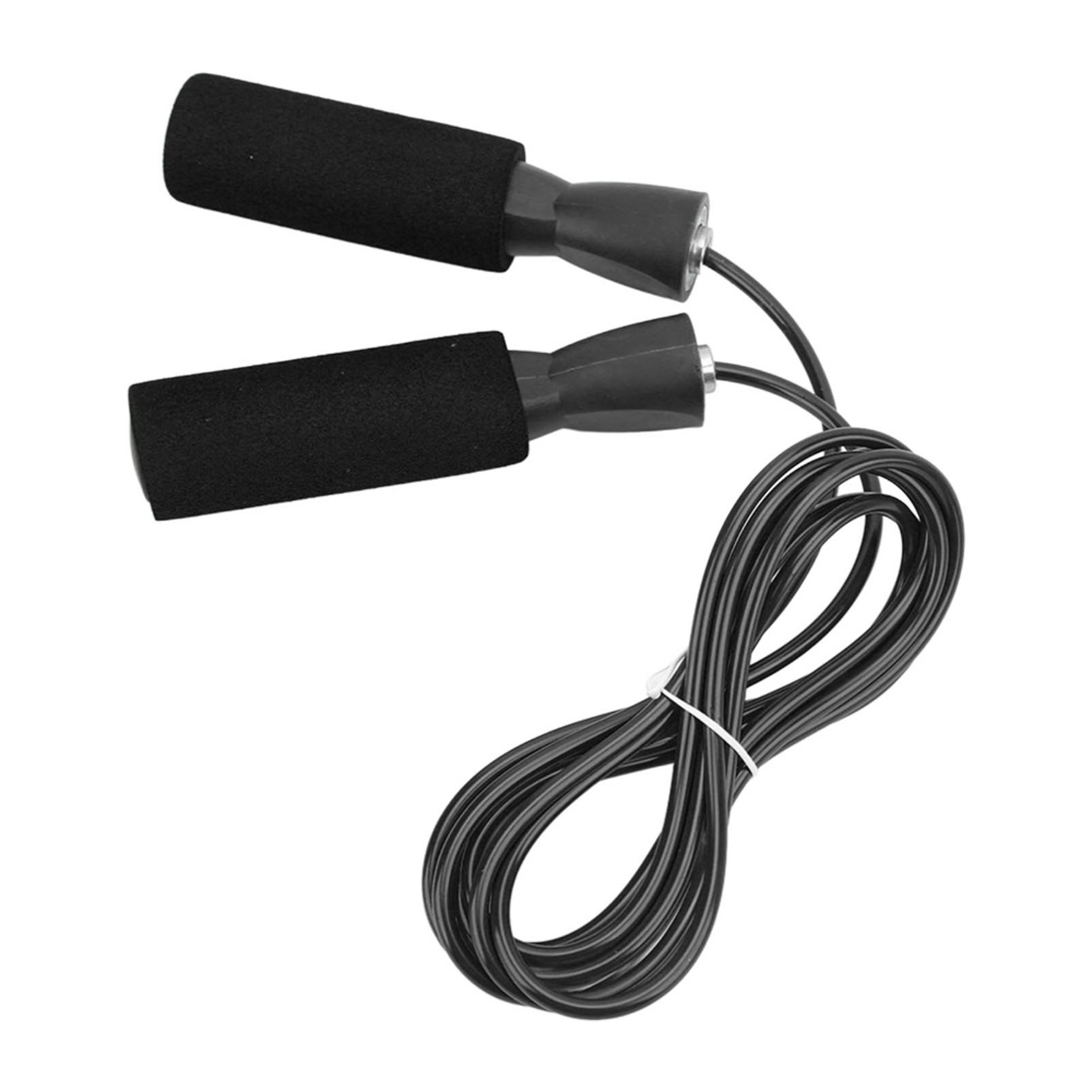 steel wire speed jumping rope with double bearings and comfortable foam handles for effective weighted workouts