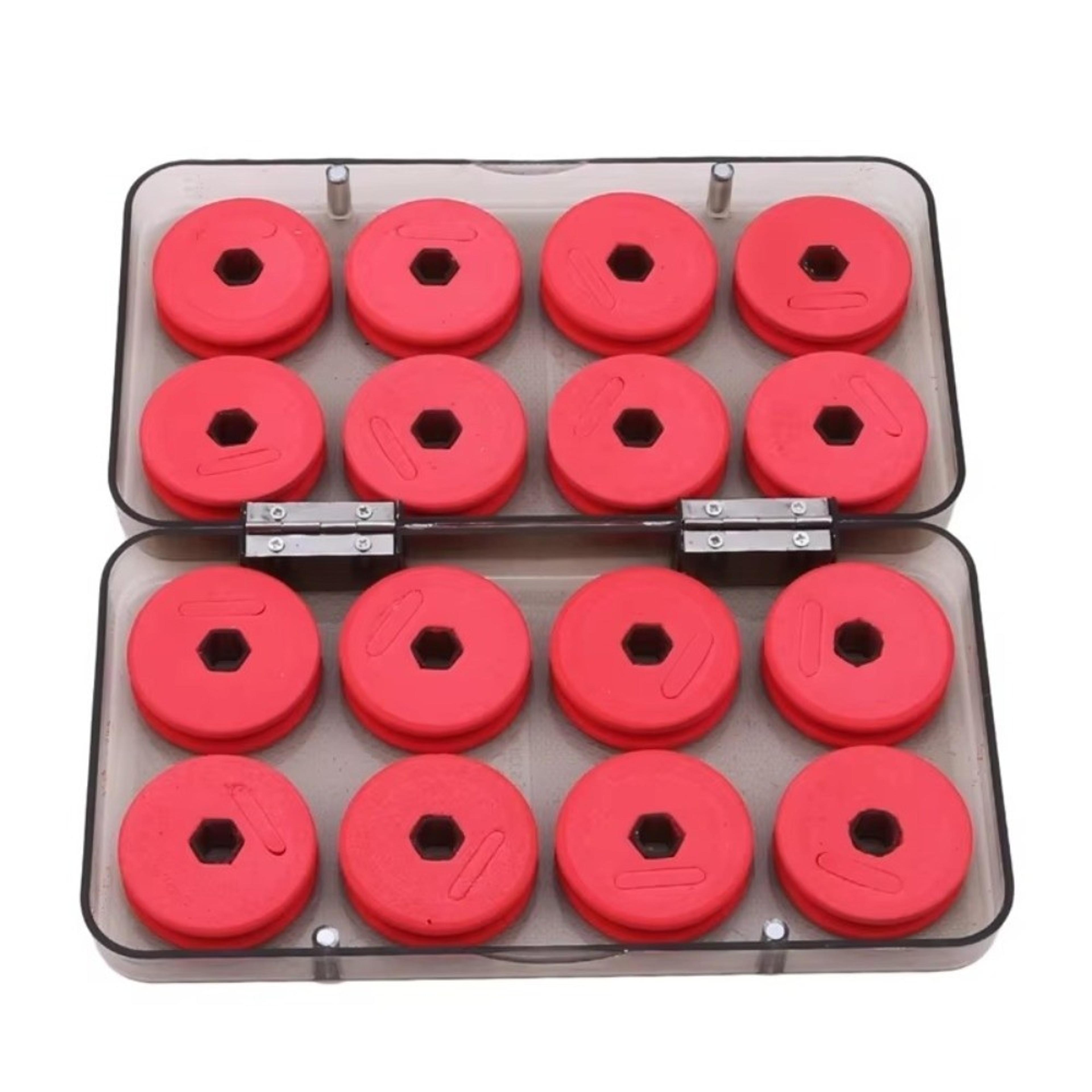 fishing tackle box, abs foam spools line board, lure hook rig shaft storage