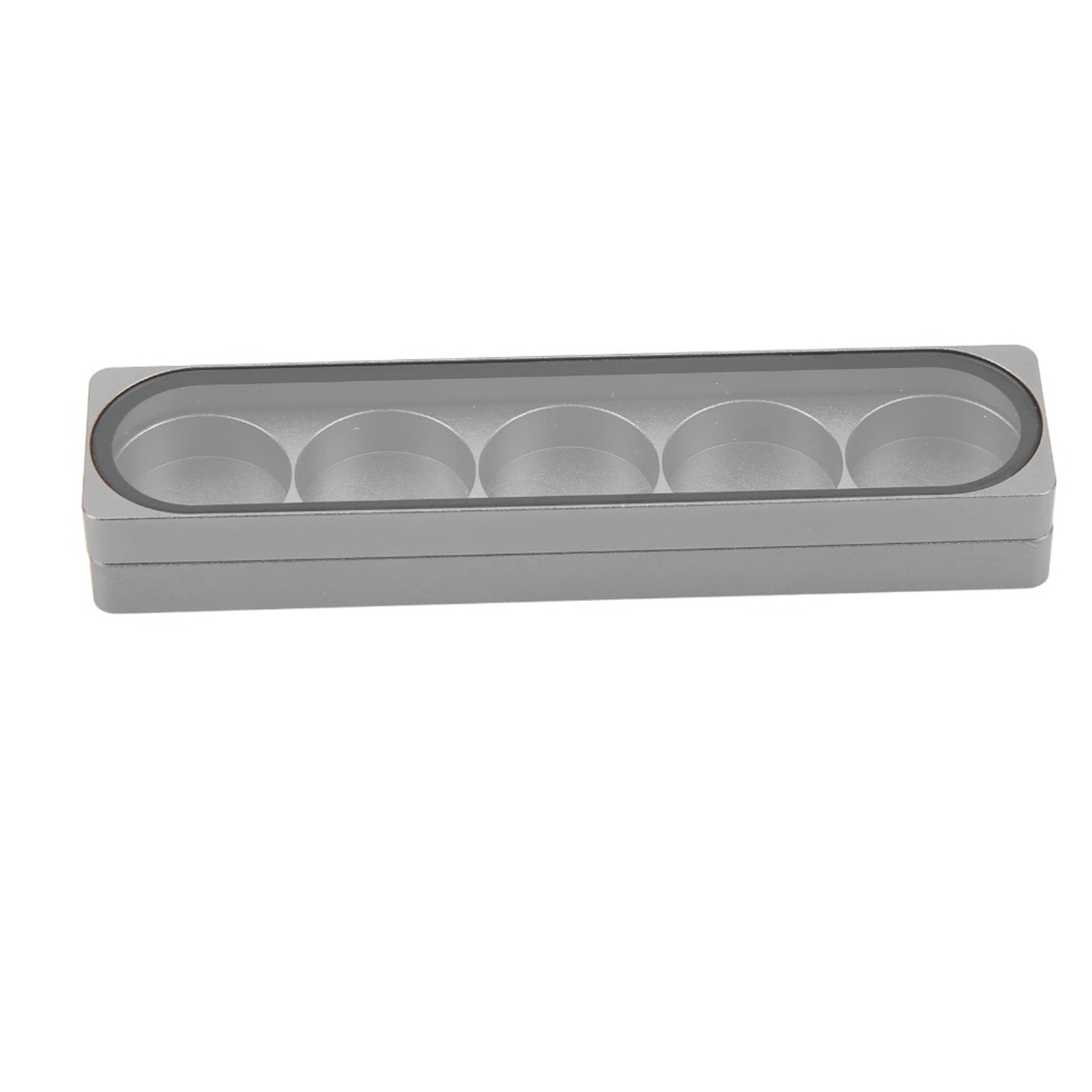 portable holes pool stick tips box, holes cue tip container for billiards players