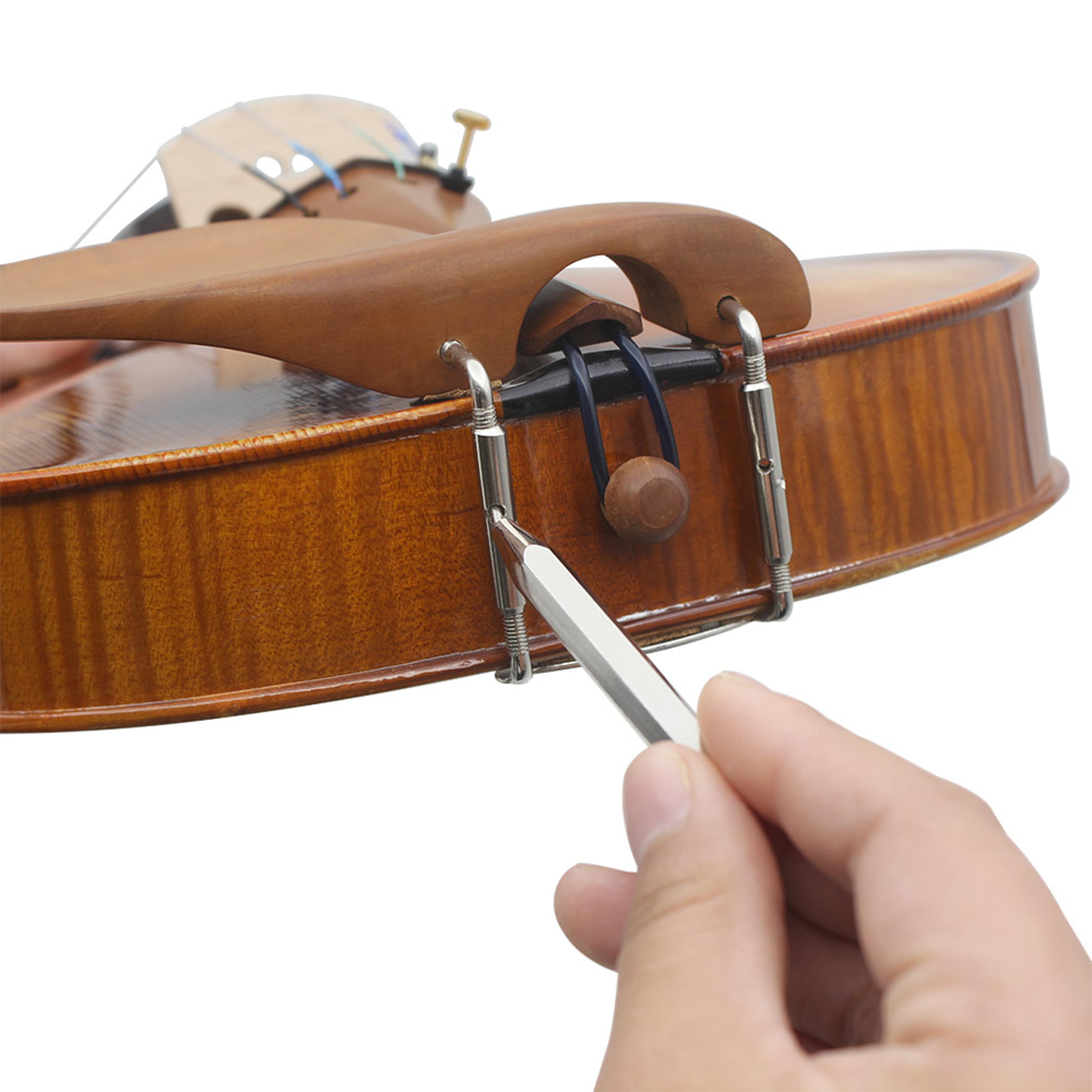 copper violin chin rest key wrench tool, shoulder rest shaft screwdriver, violin accessory