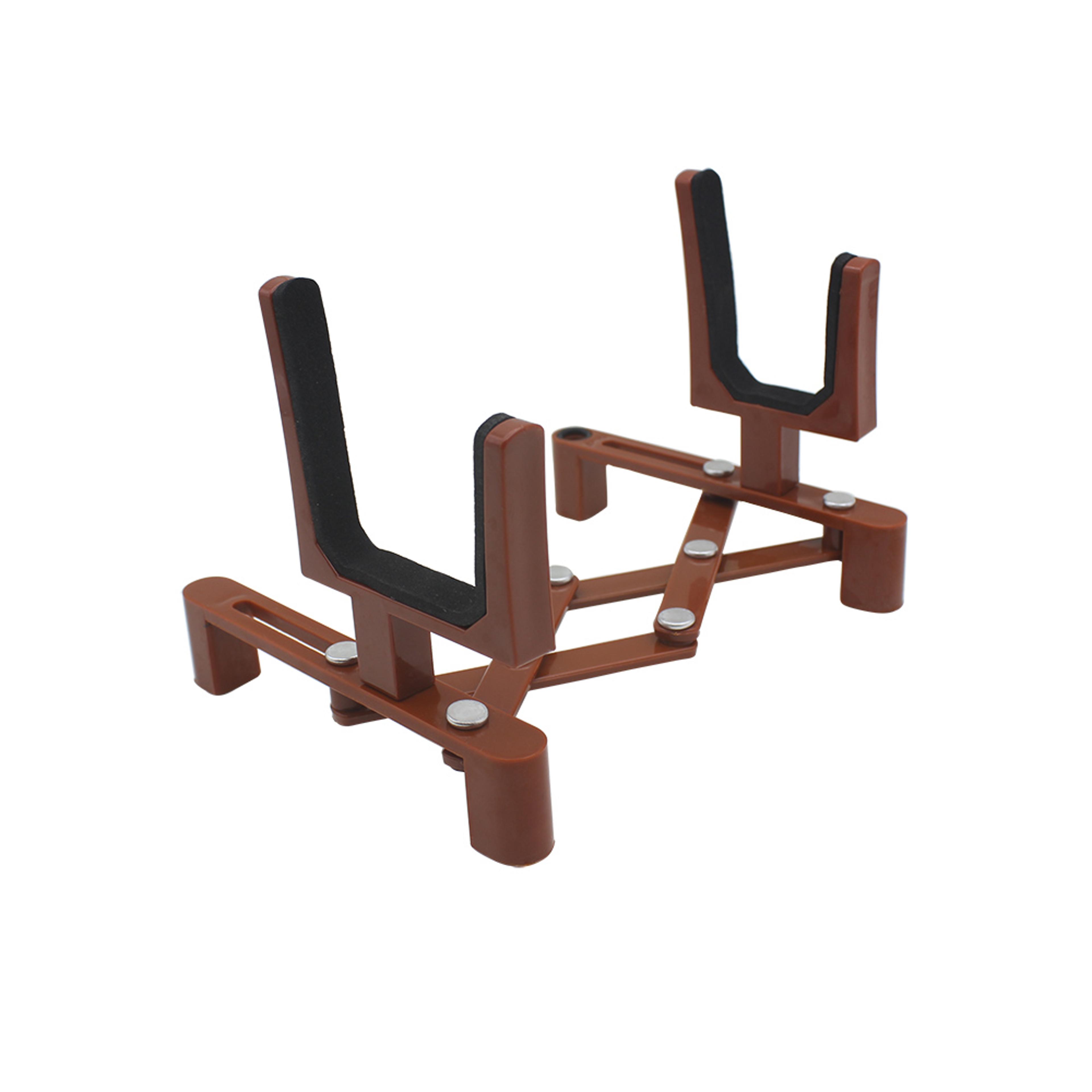 portable violin stand holder, retractable foldable fiddle bracket with sponge pad for violin parts