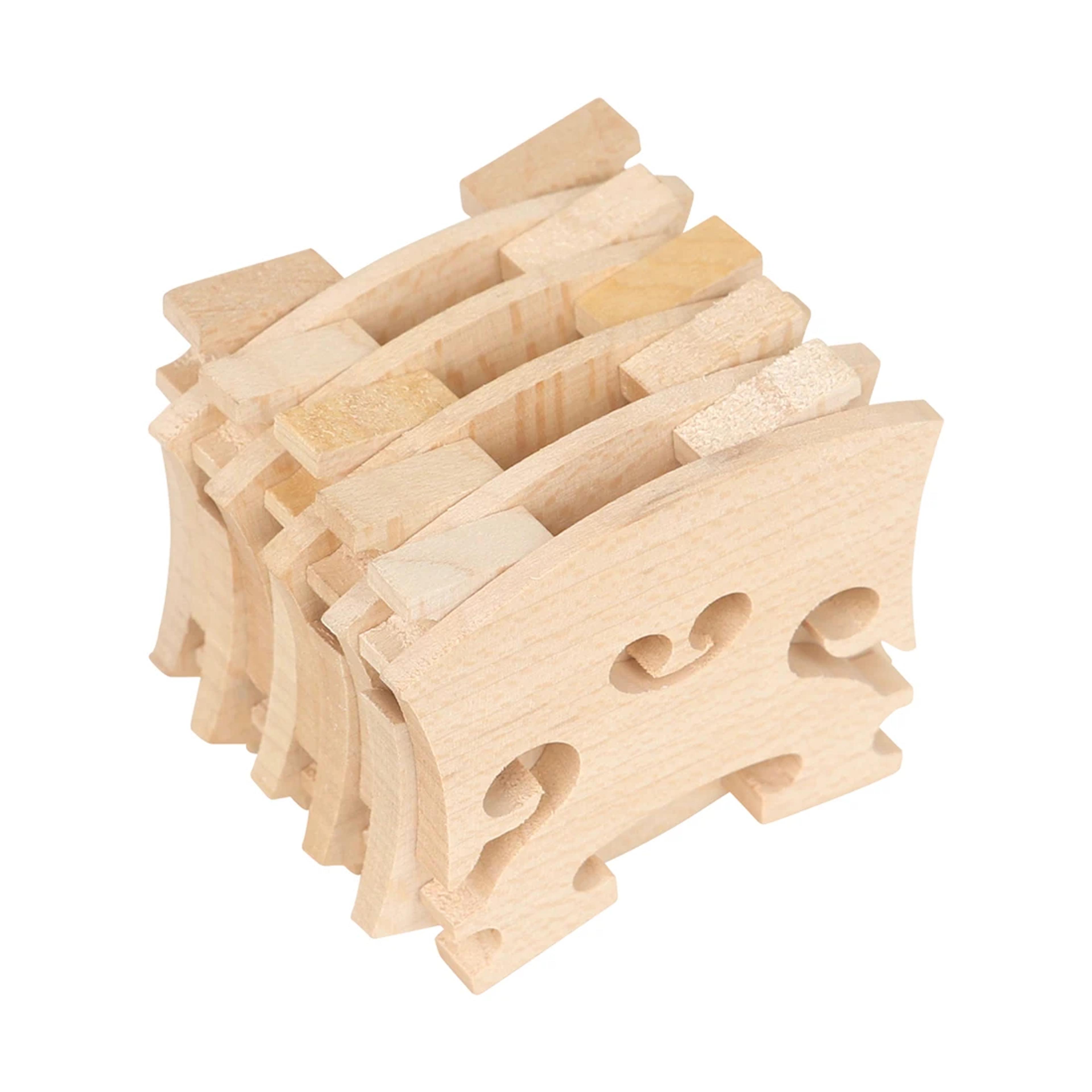 fiddle violin bridge, elected maple wood pattern bridge, violin accessories