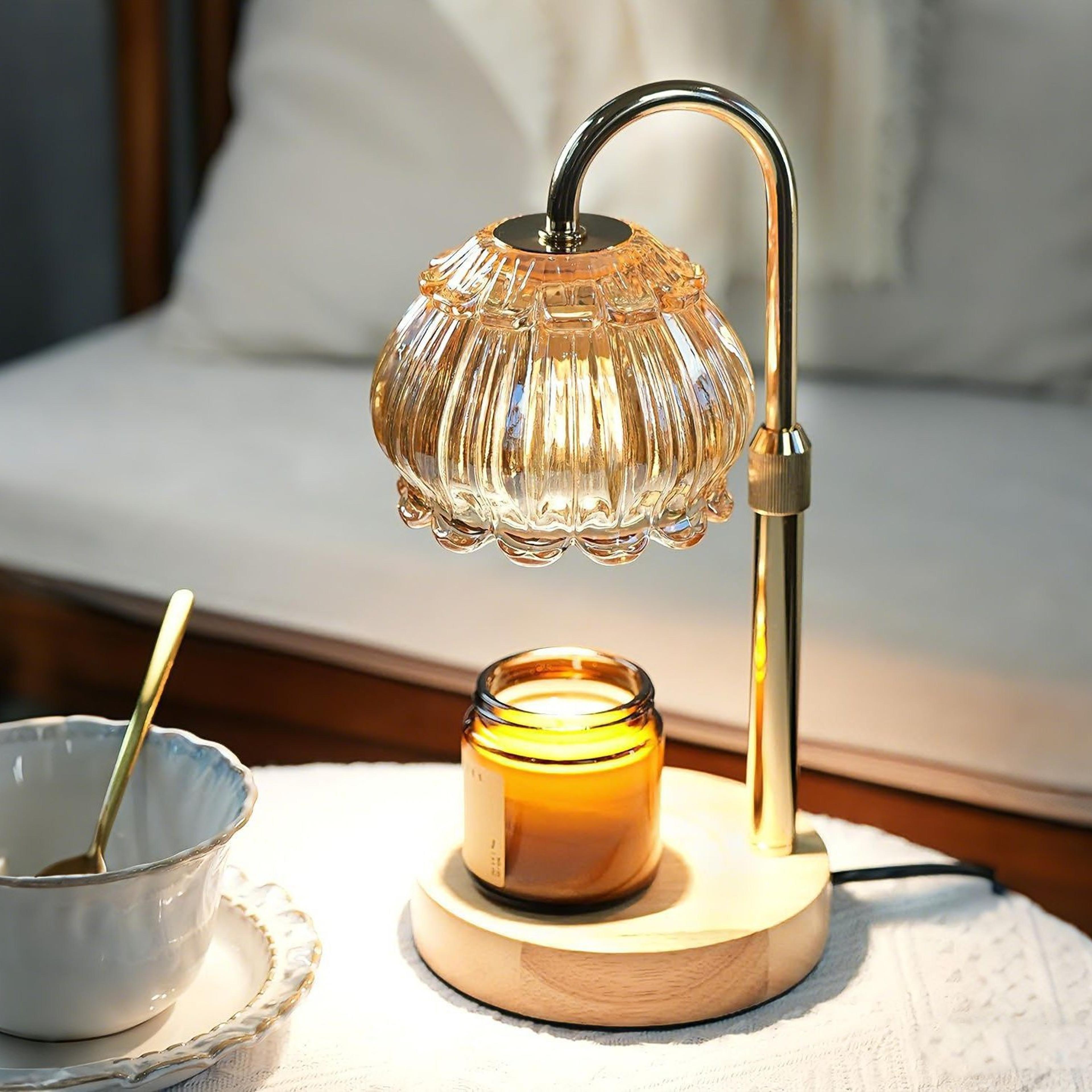 aromatherapy lamp, retro wax melting lamp, adjustable height, bedroom ambient light, minimalist decoration