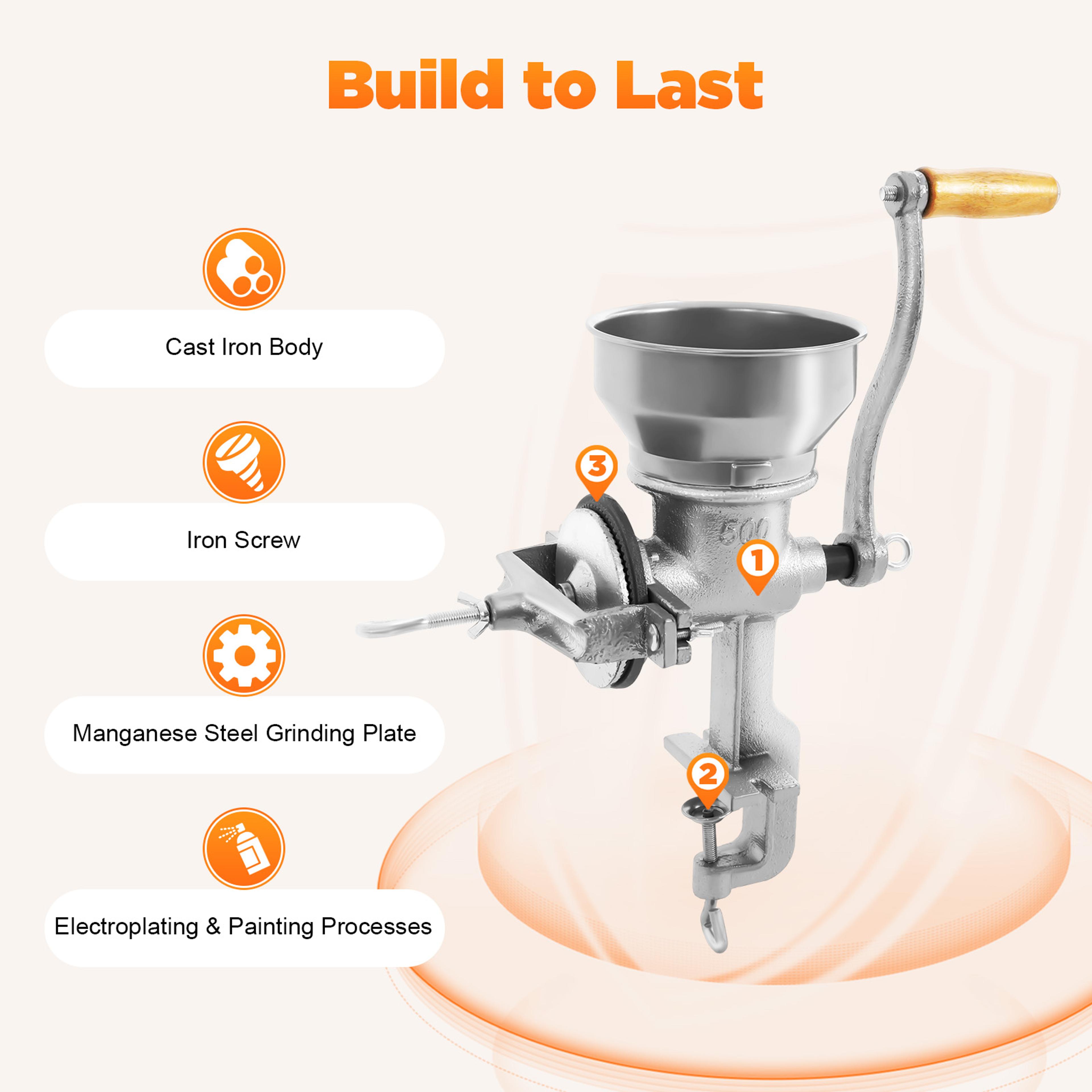 manual grain grinder (cast iron material) household hand-operated small grinder grinder portable