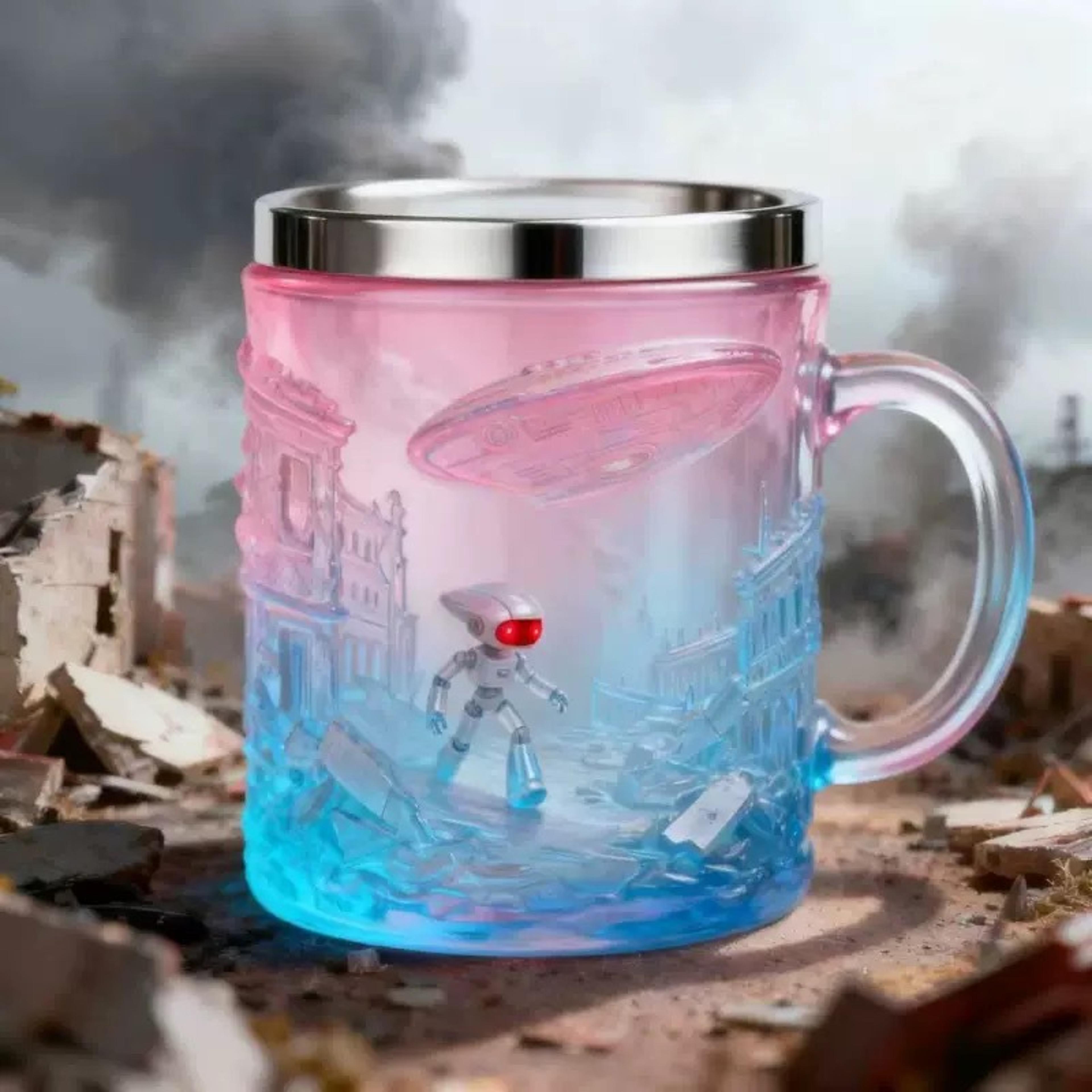sci-fi mug, coffee cup, resin craft, household drinking cup, ornament gift