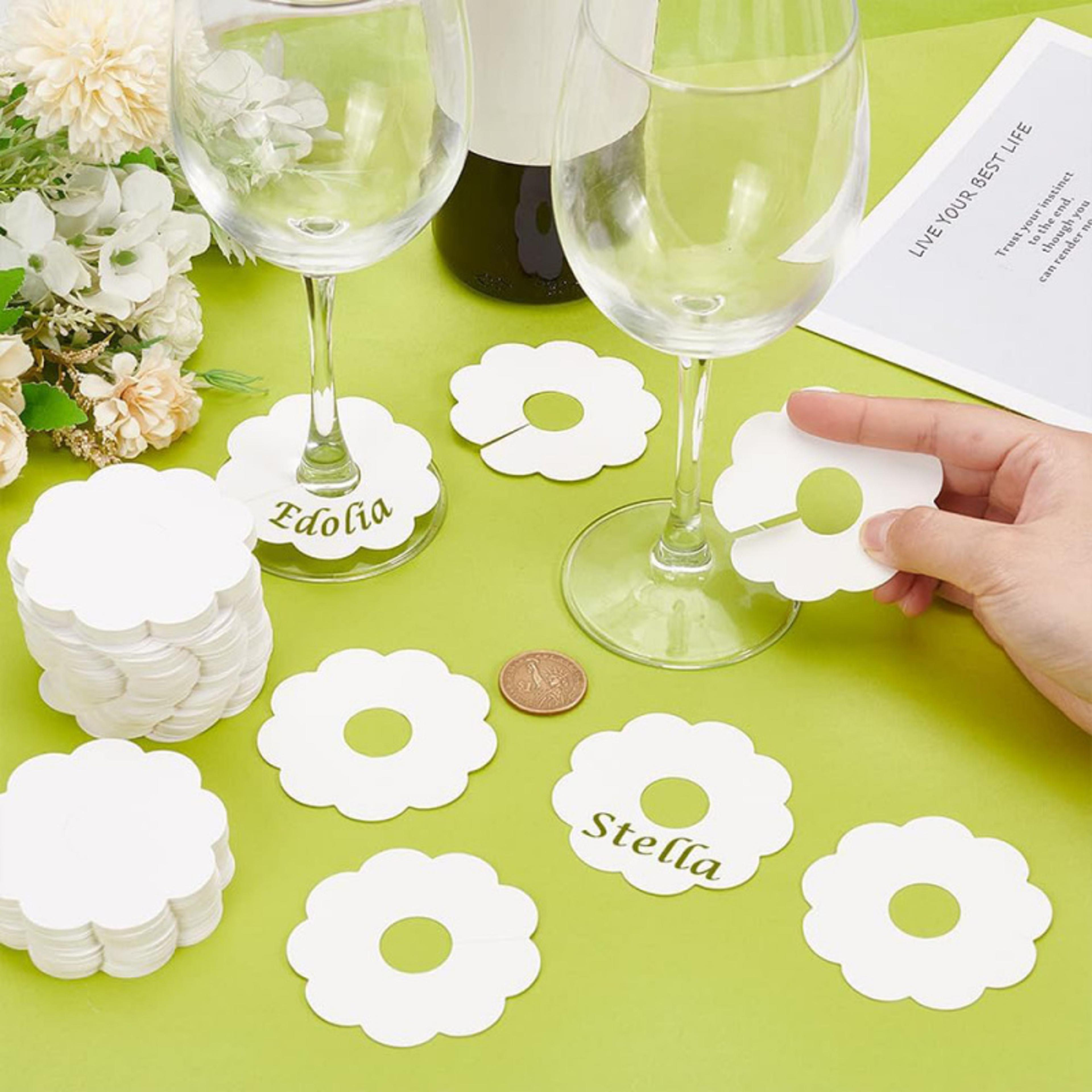 classification display cards, wine glass tags, writing cards for packaging