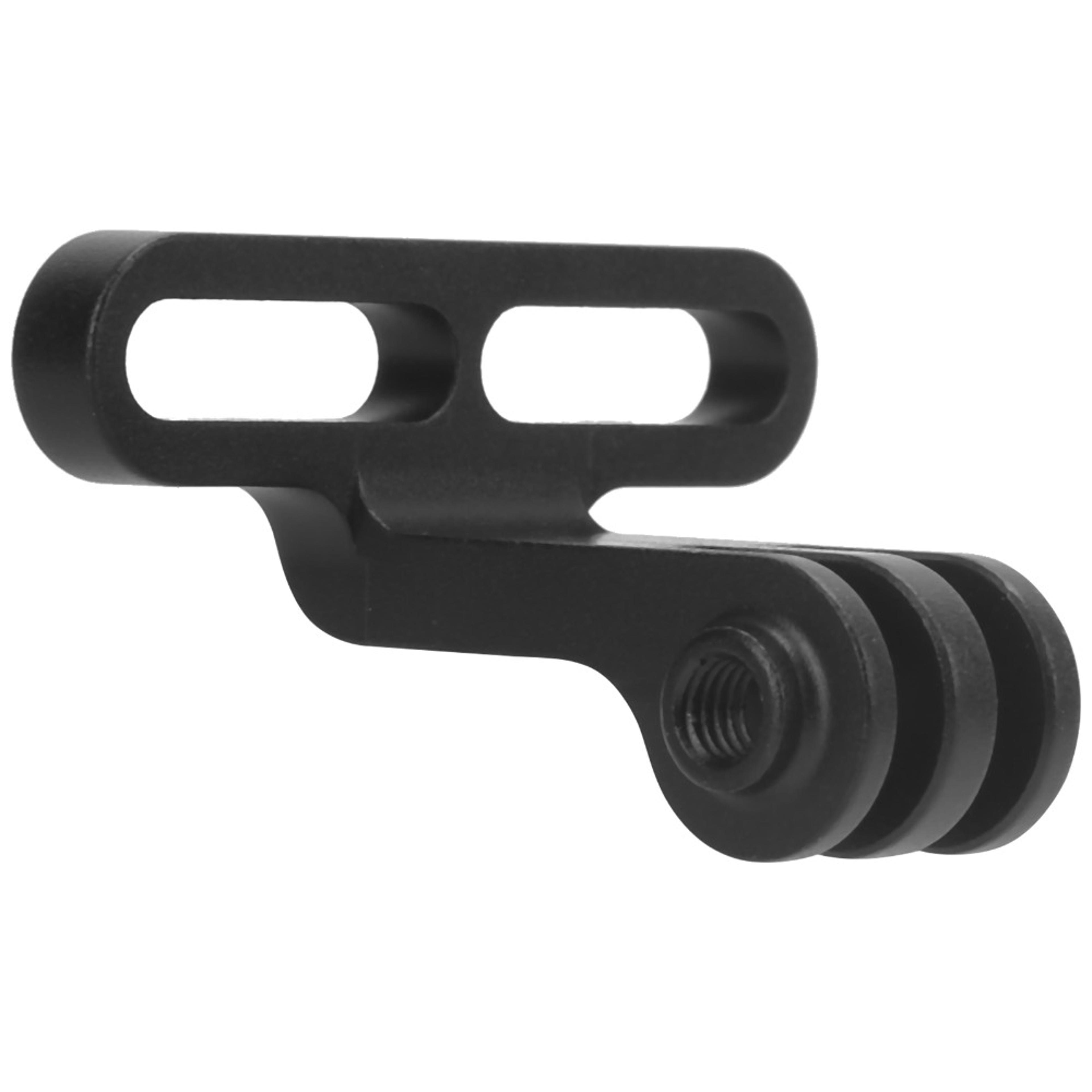 lightweight aluminium alloy bicycle handlebar stem mount, camera holder with easy installation bolts for bikes
