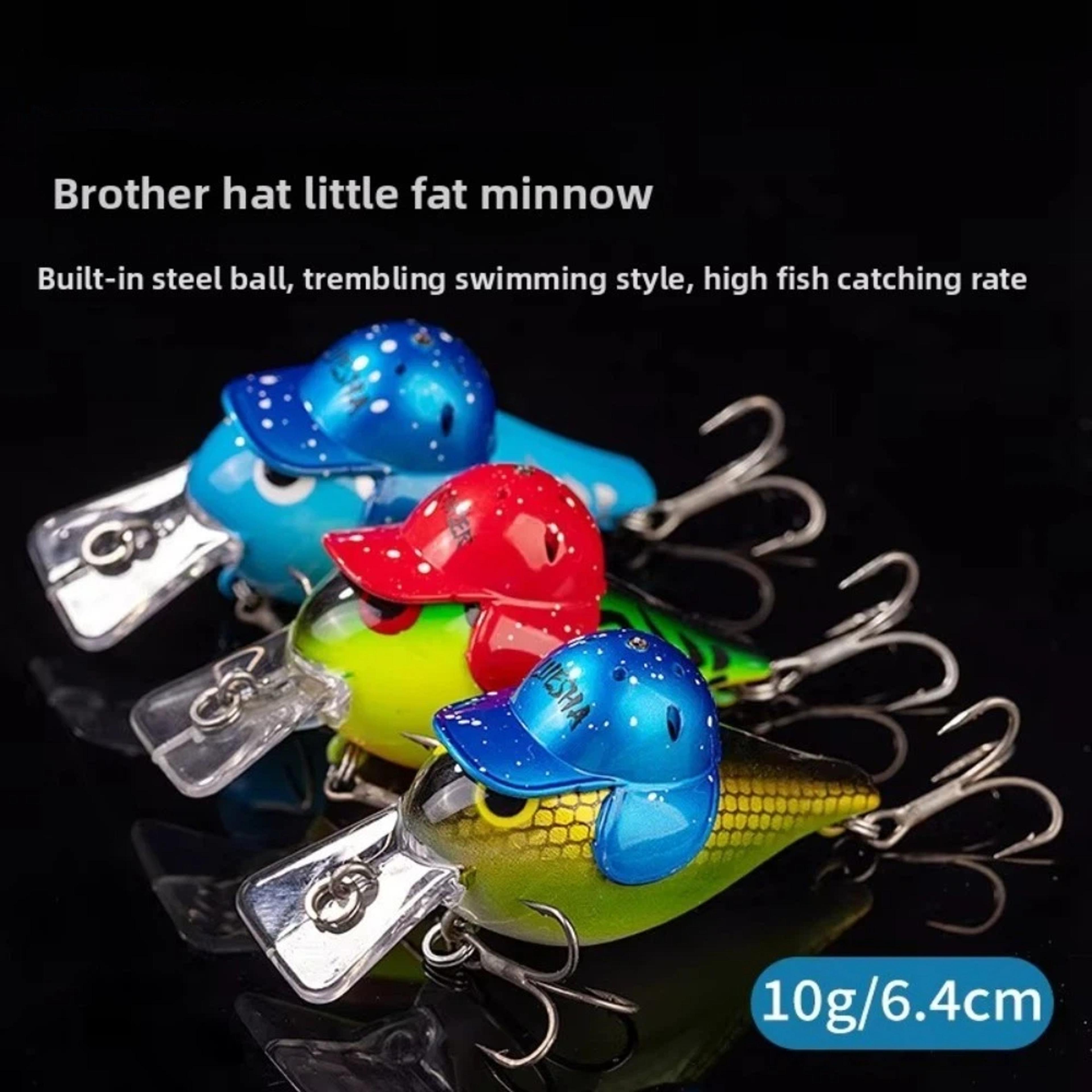 rattle sound wobbling floating lure, size rattle hard lure, wobbling action design