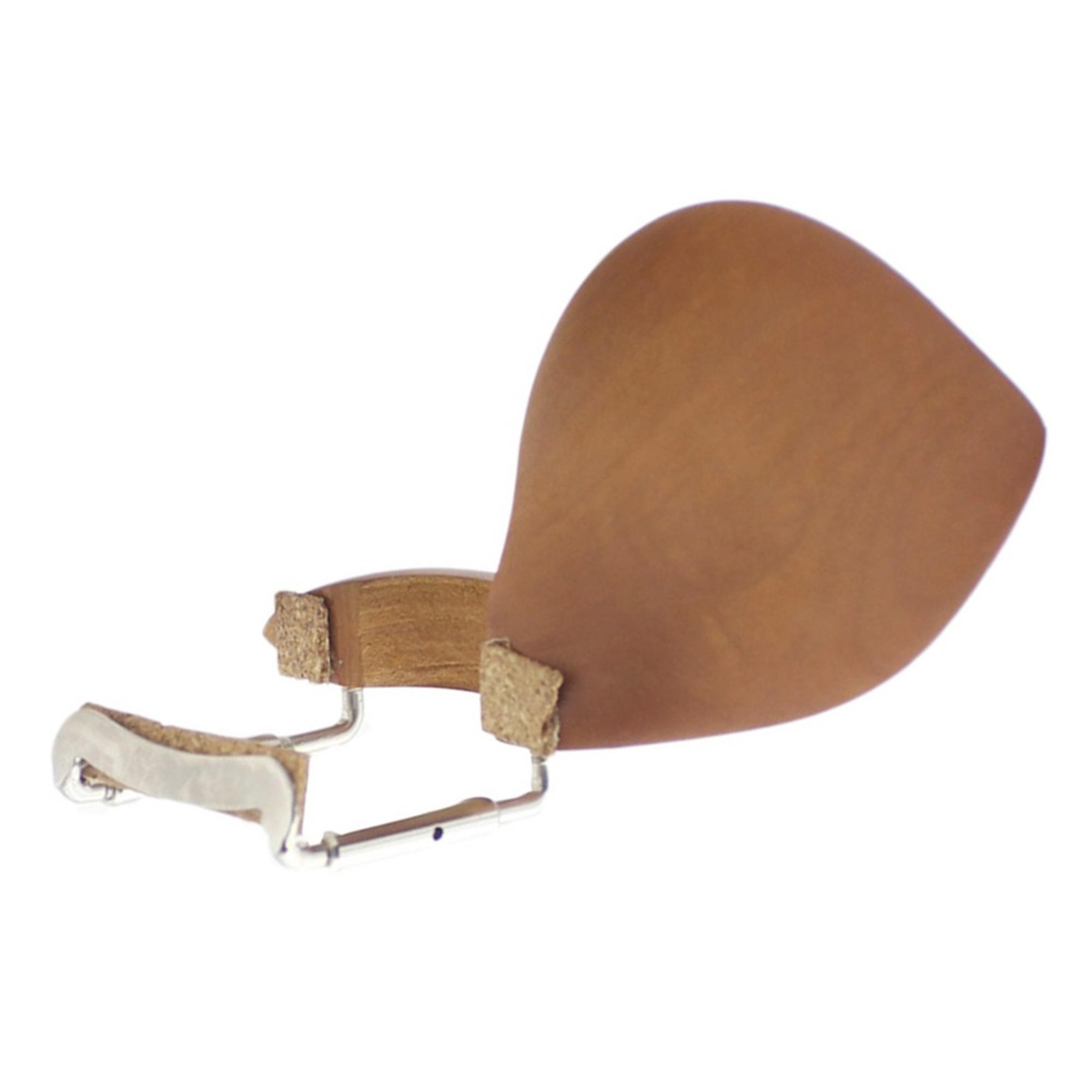 ar shape wooden violin chin rest bracket with screws, durable chinrest for musicians