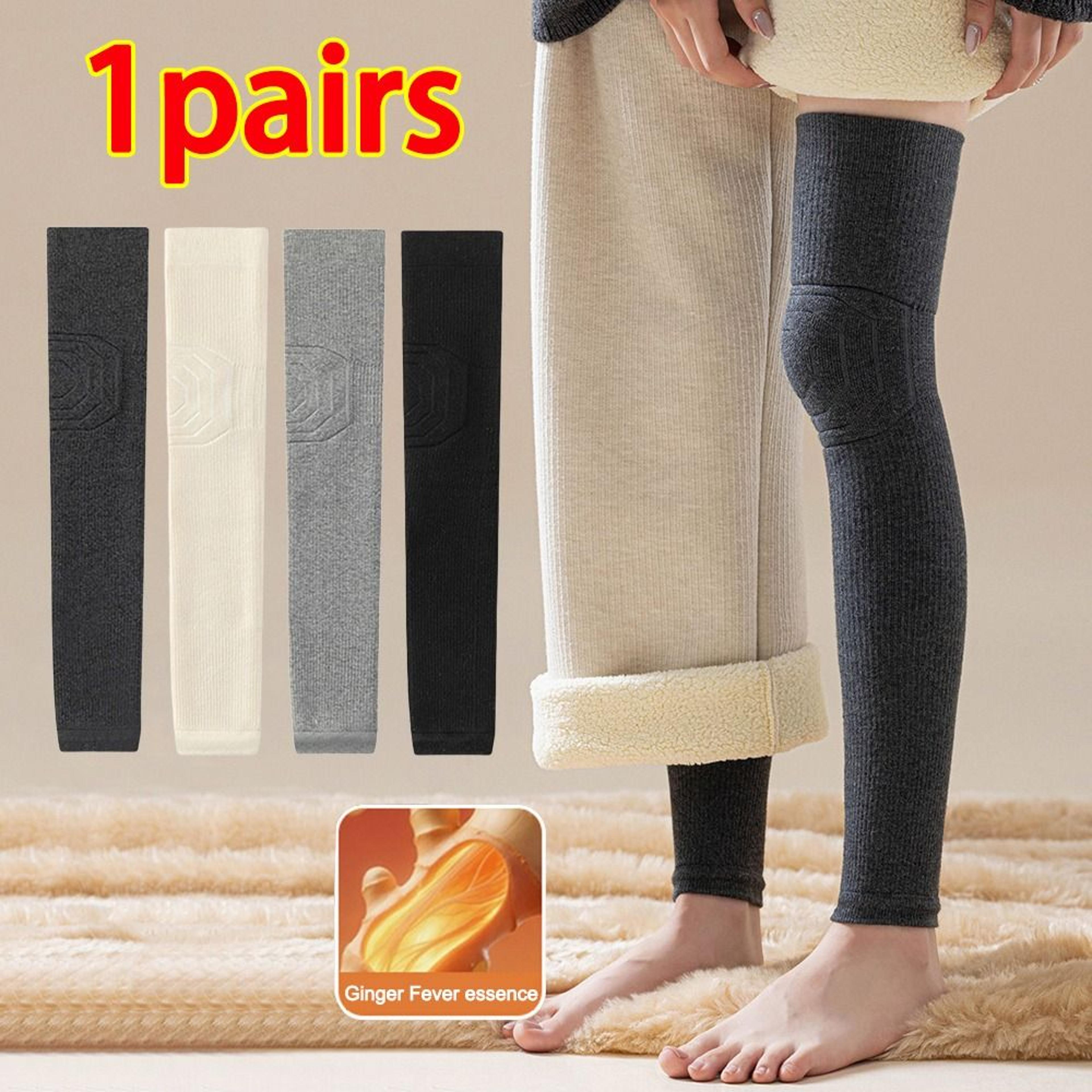 elastic knee support for unisex, durable thickened winter knee pads, coldproof warm knee sleeve