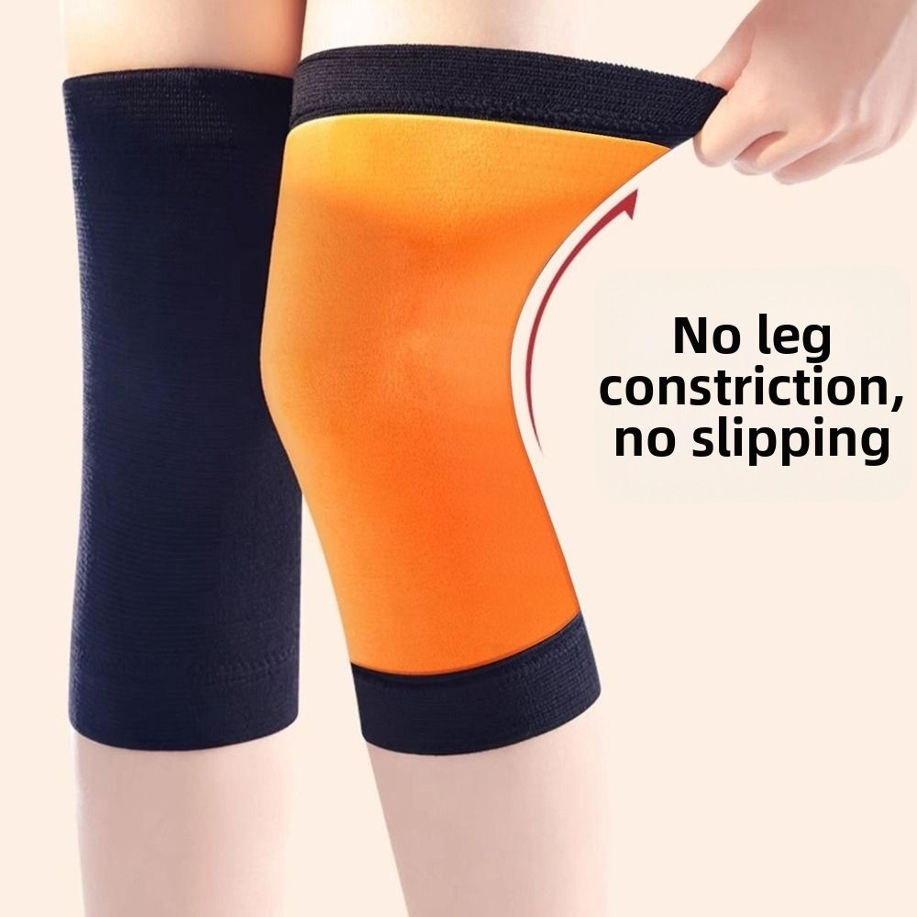 thermal thick velvet leg protector, sports knee pads for warmth