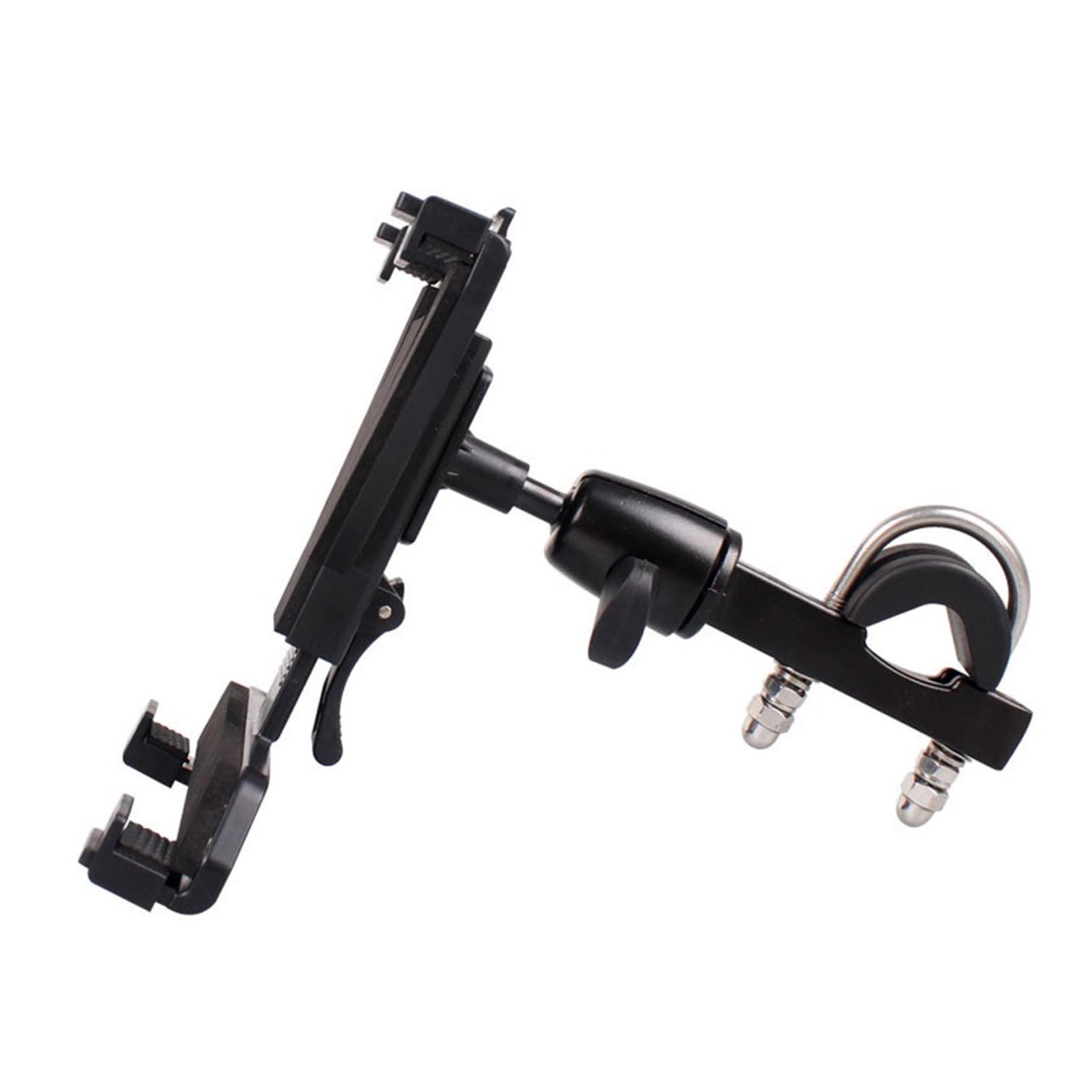 adjustable height bicycle tablet stand, diameter bike tablet holder mount for tablets