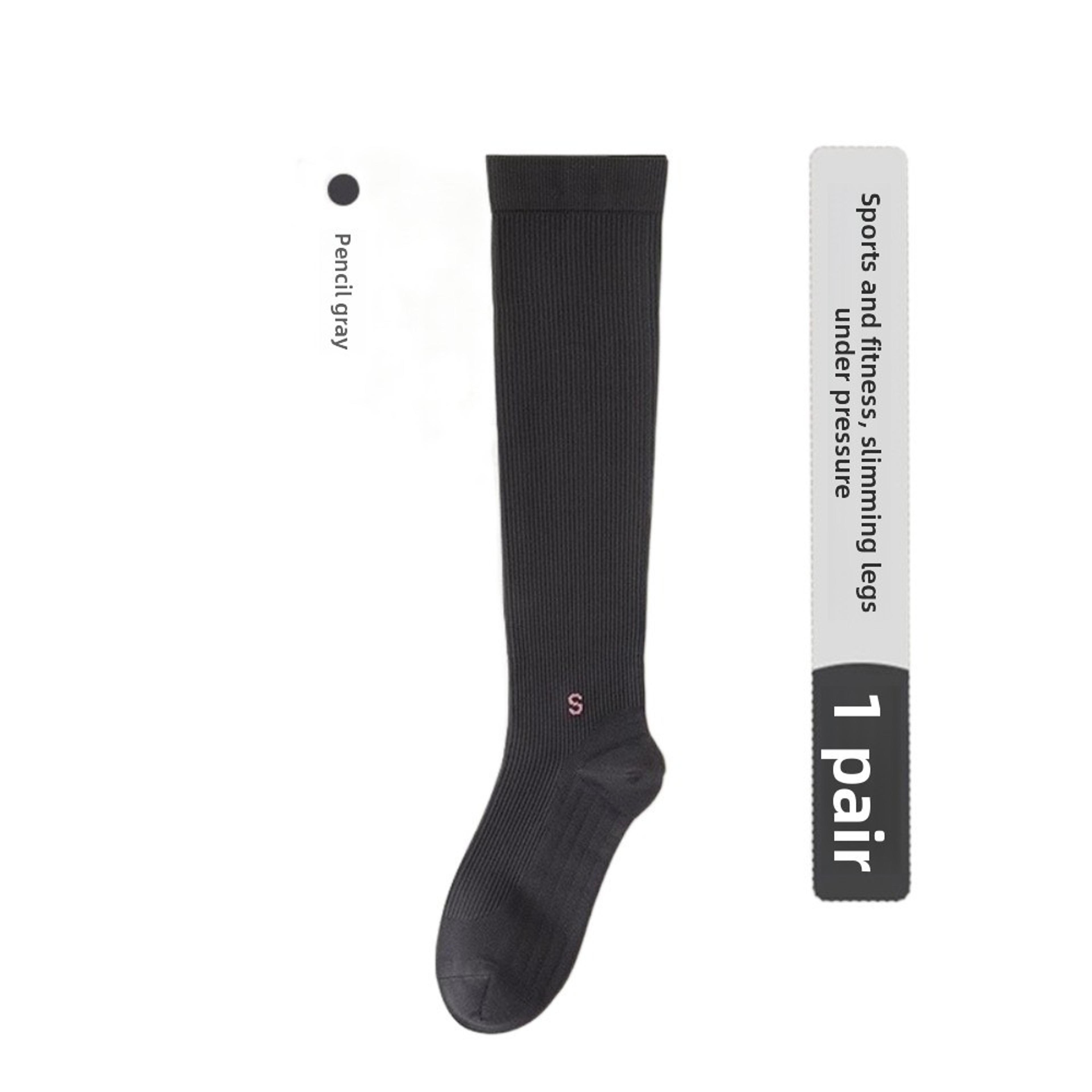 yoga running anti-slip women compression socks - professional pressure calf socks for exercise and fitness skipping rope