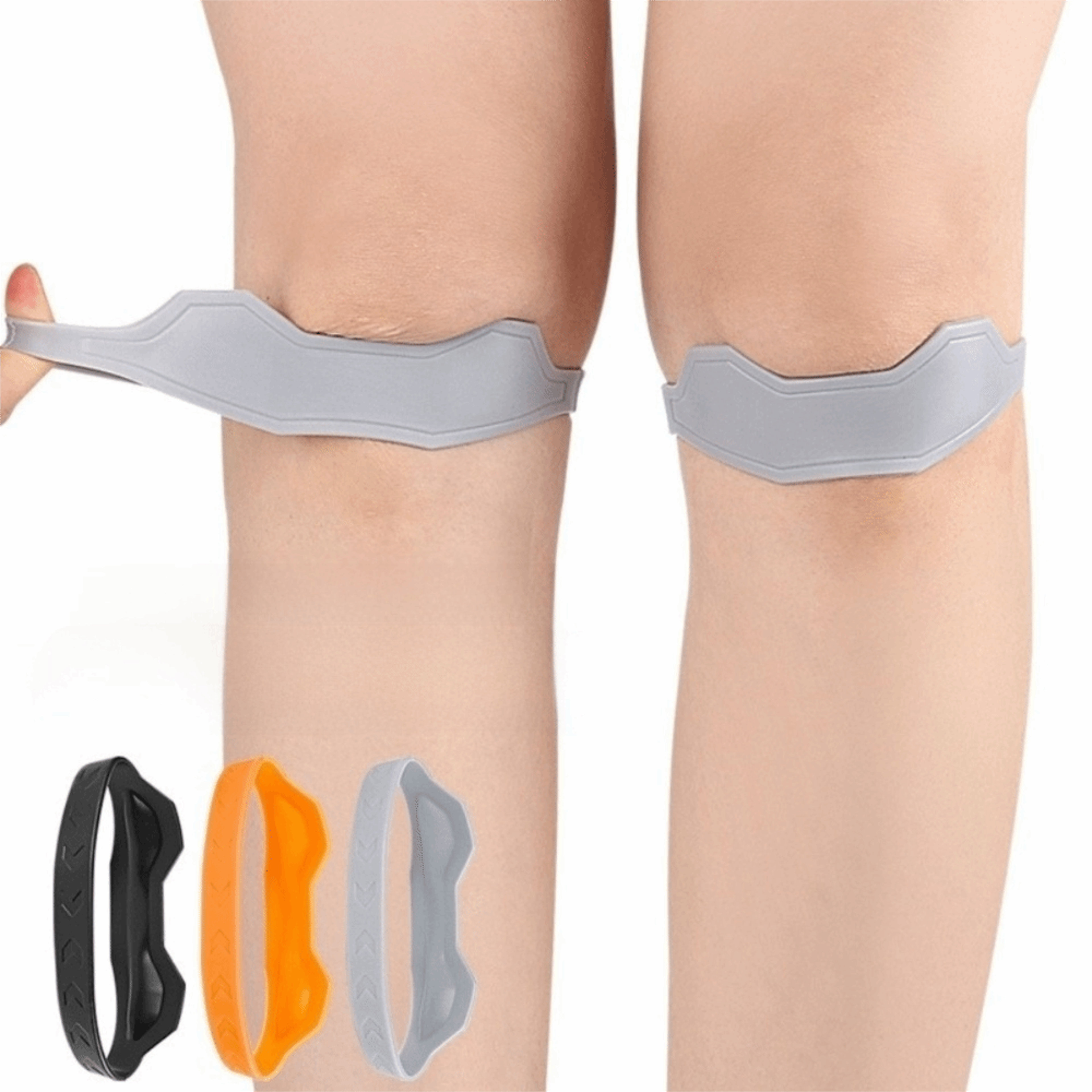 supportive patella knee strap, fixed protection silicone tendon knee sports support