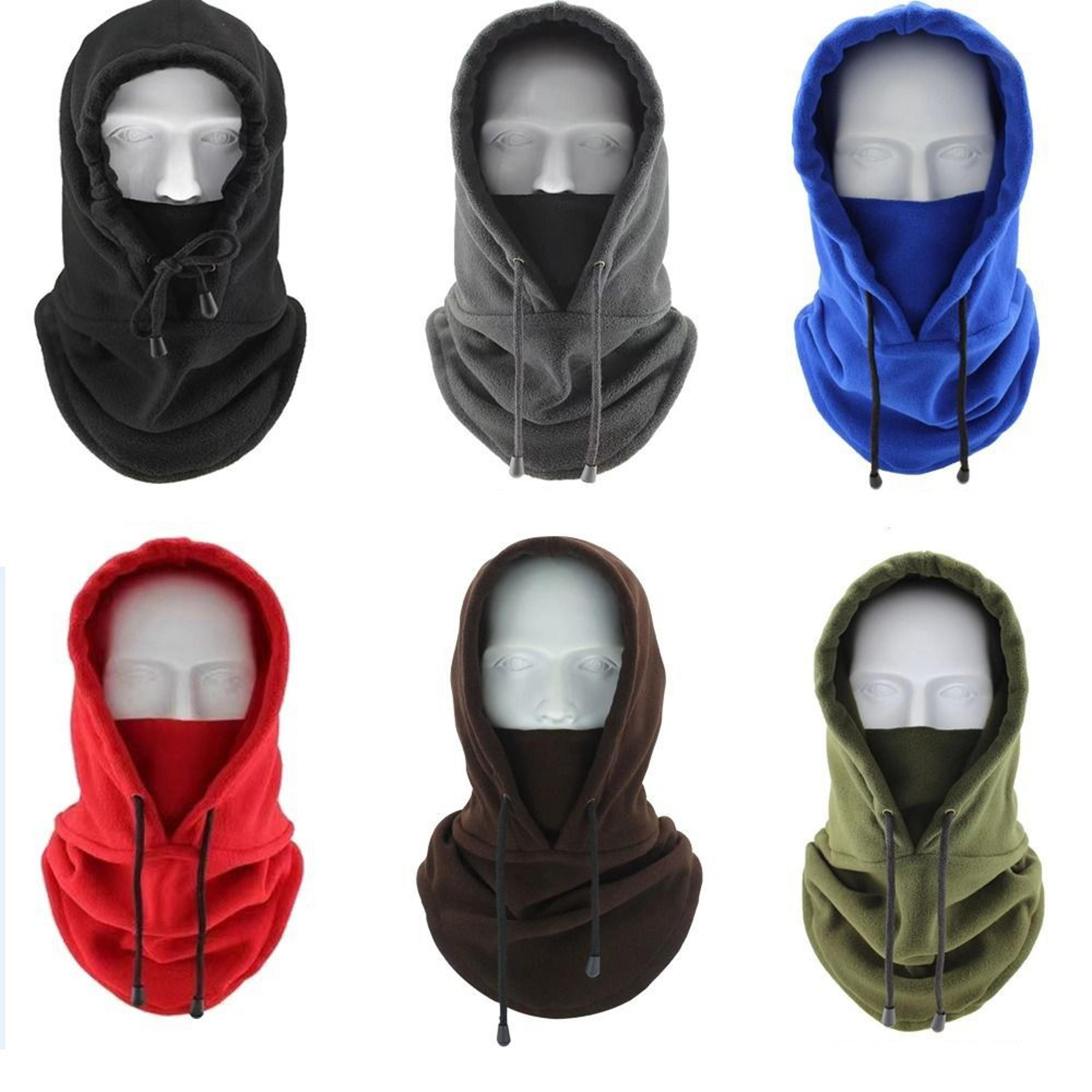full face ski mask caps women, fashion polar fleece balaclava windproof winter hat winter warmer