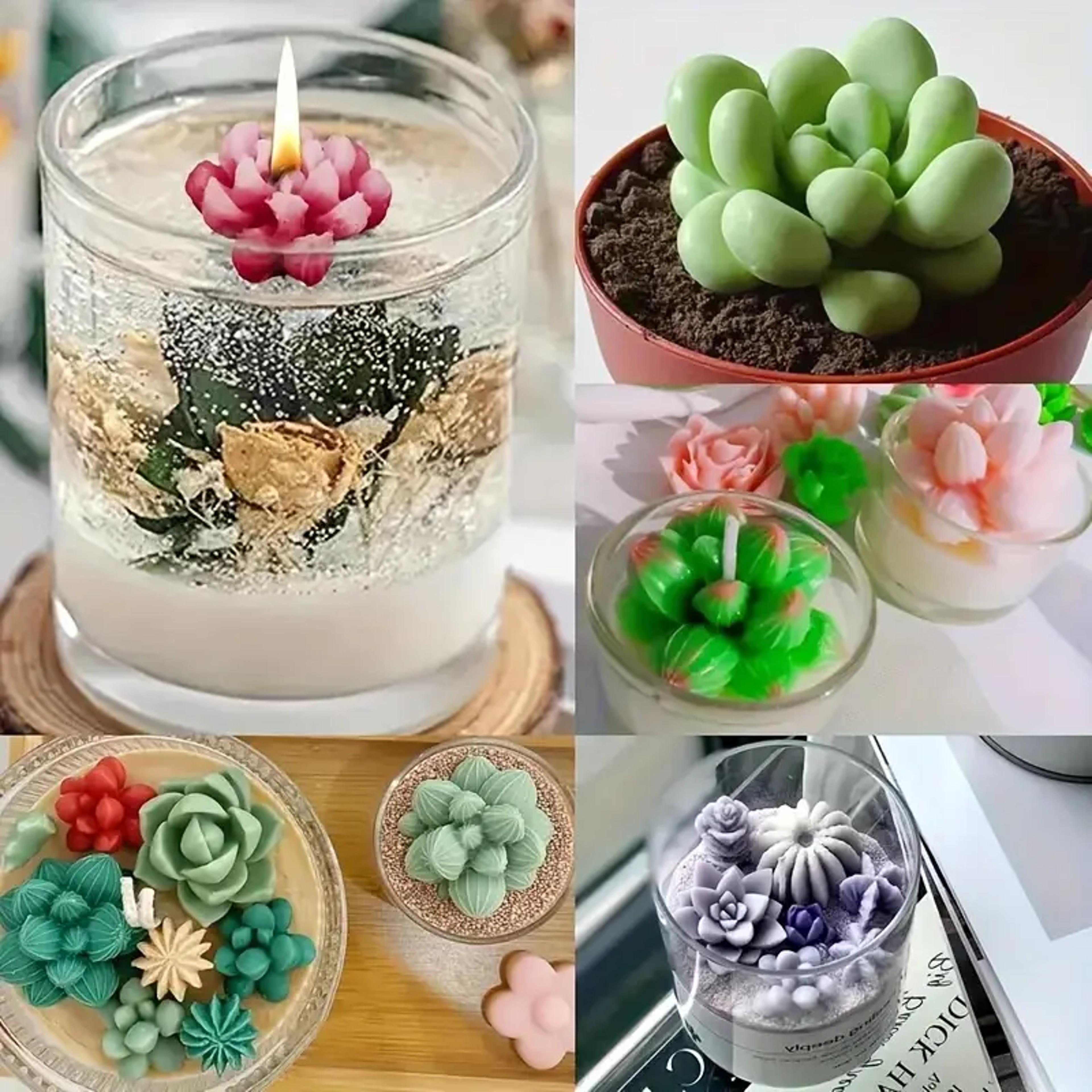 silicone mold for flower fragrance styles diy candle making & home decor tool