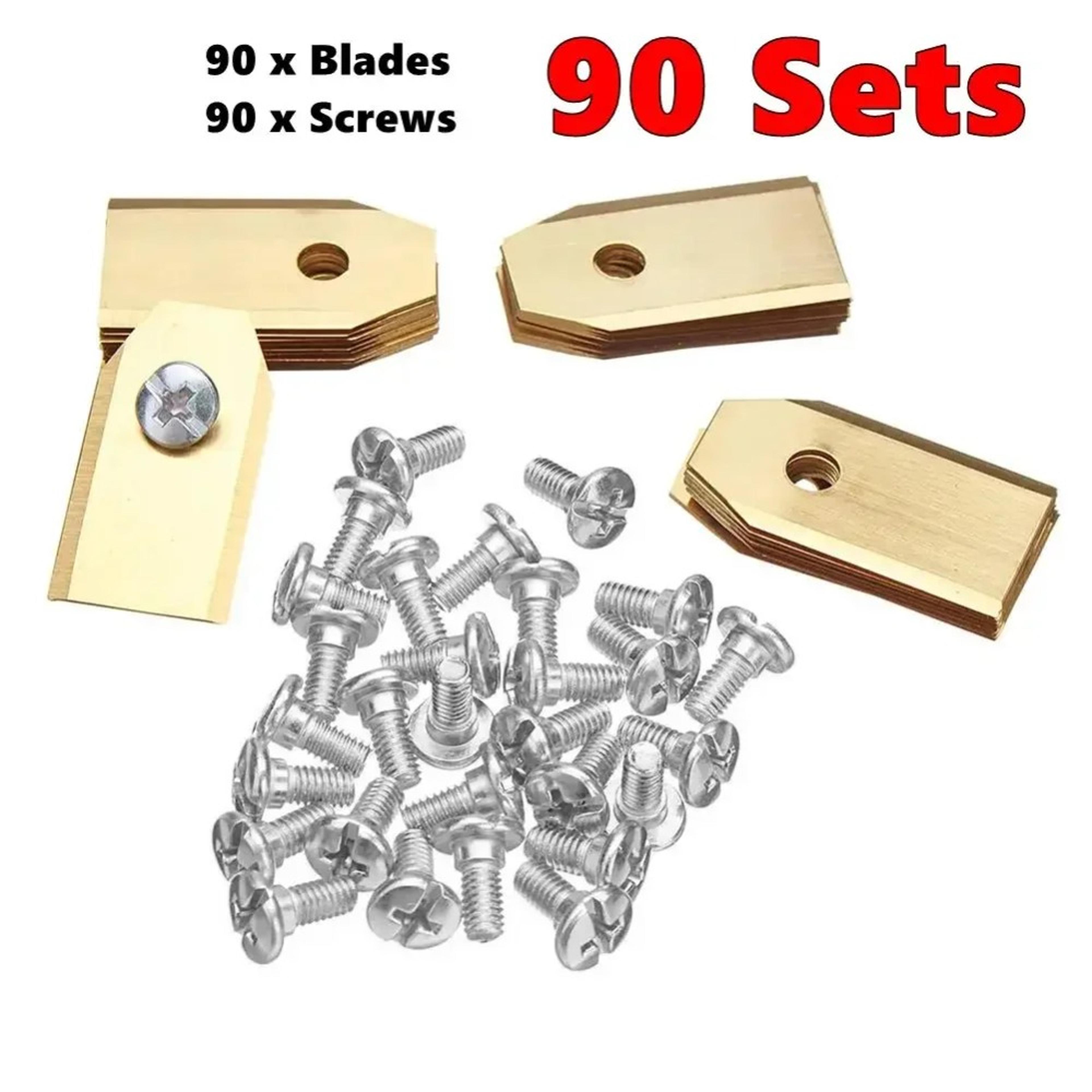 replacement blades for robotic lawn mower with screw kit, compatible with gardena lawnmower repair