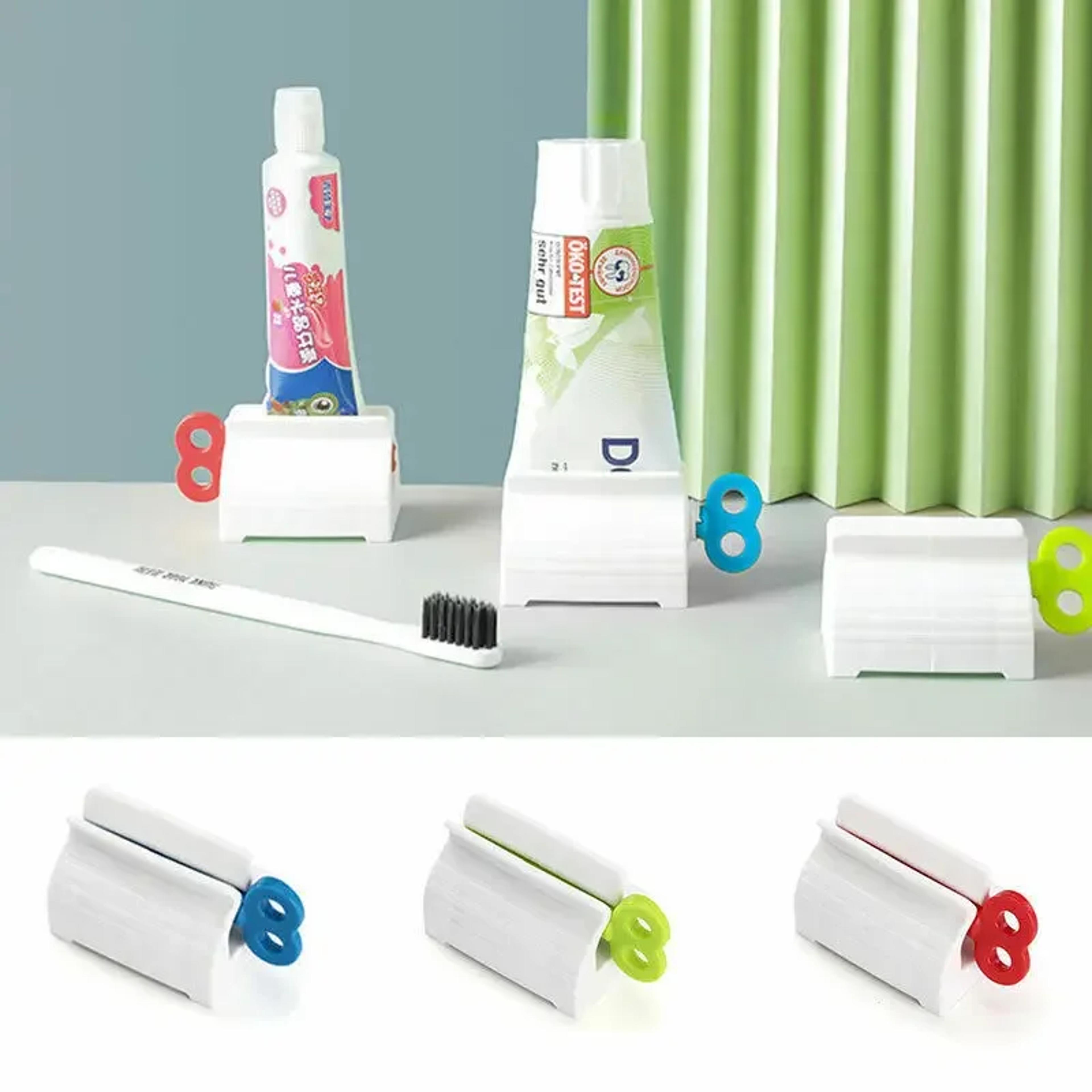 manual toothpaste tube squeezer, clip-on facial cleanser lotion squeezer, multifunctional squeezing tool for bathroom