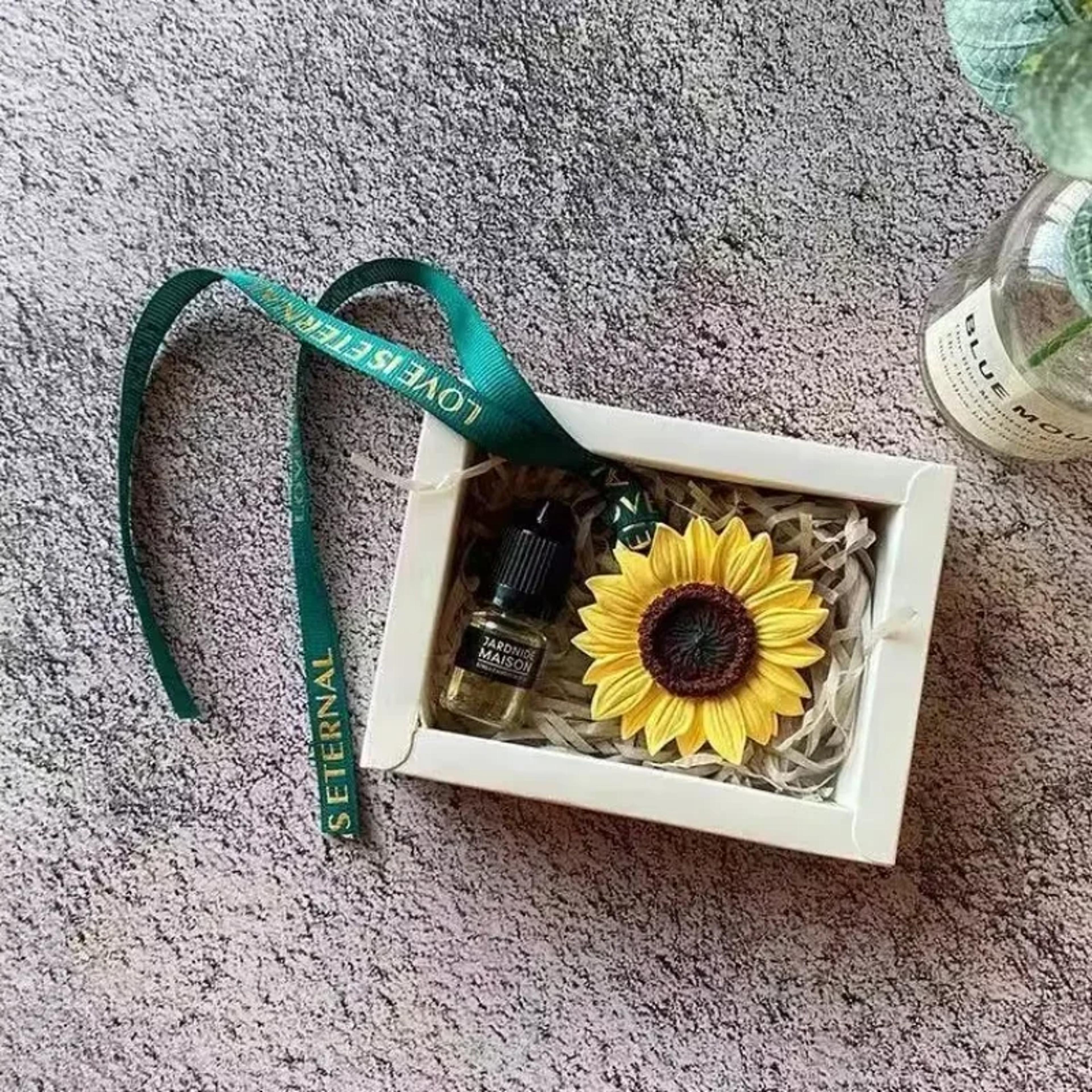 sunflower silicone mould resin for candle soap aromatherapy chocolate craft making