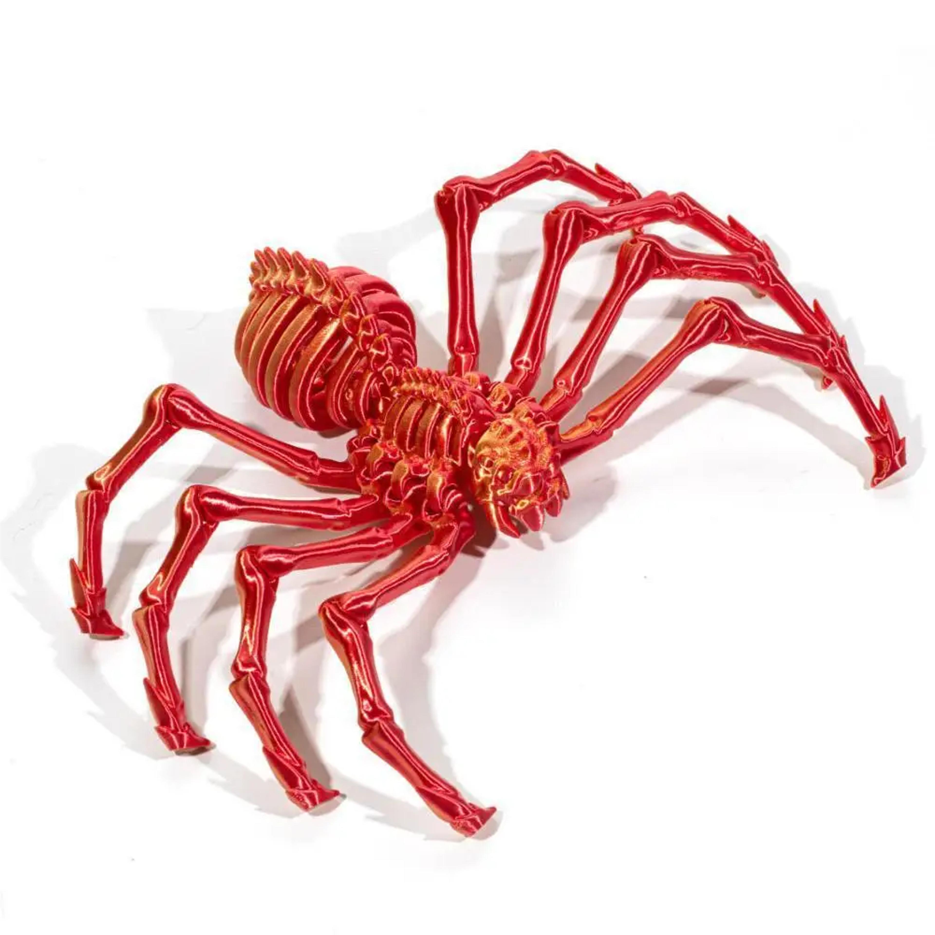 stretchable large spider, movable joints for scary party decorations and home decor gift