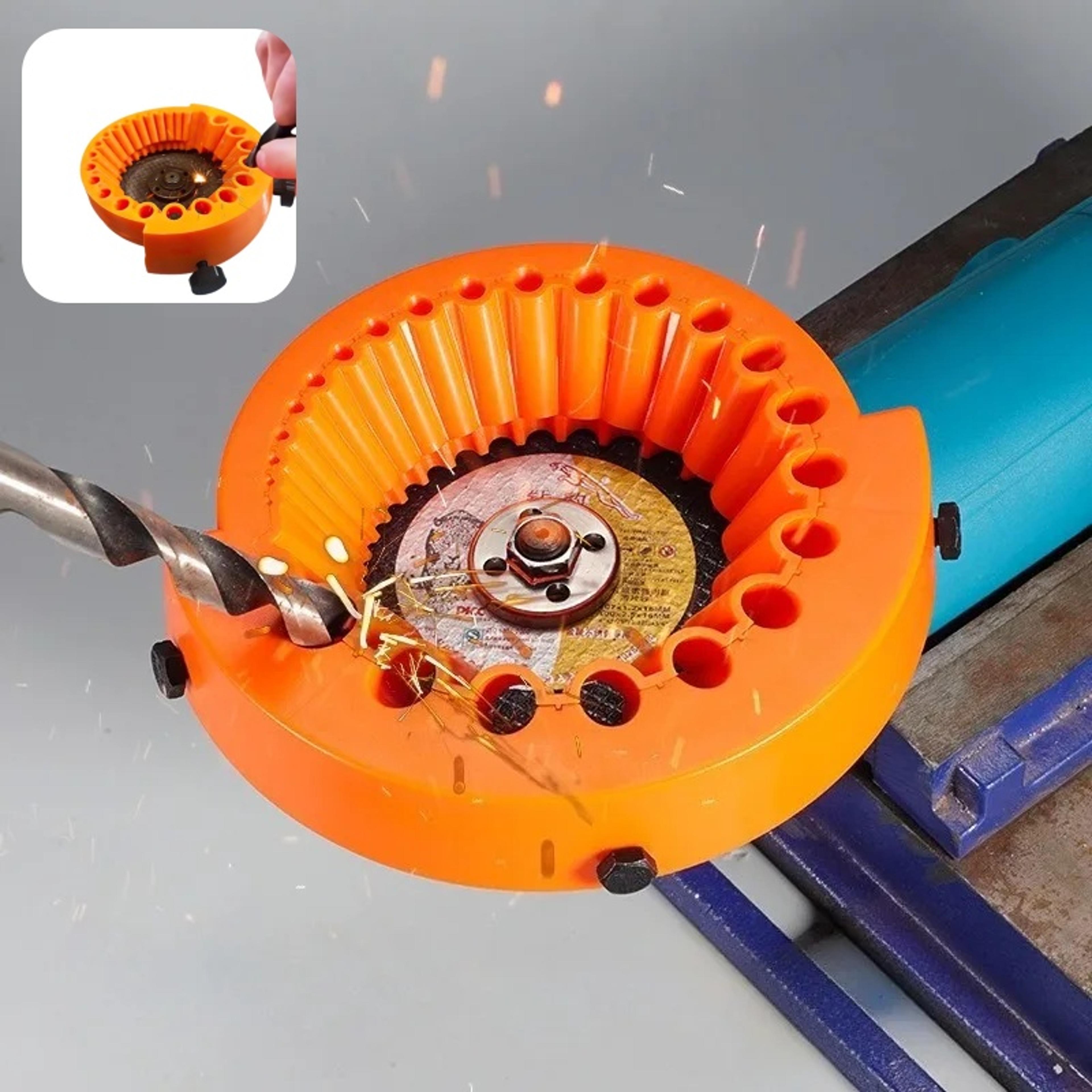 bit sharpener grinder for power drill, portable multi-specification grinding tool