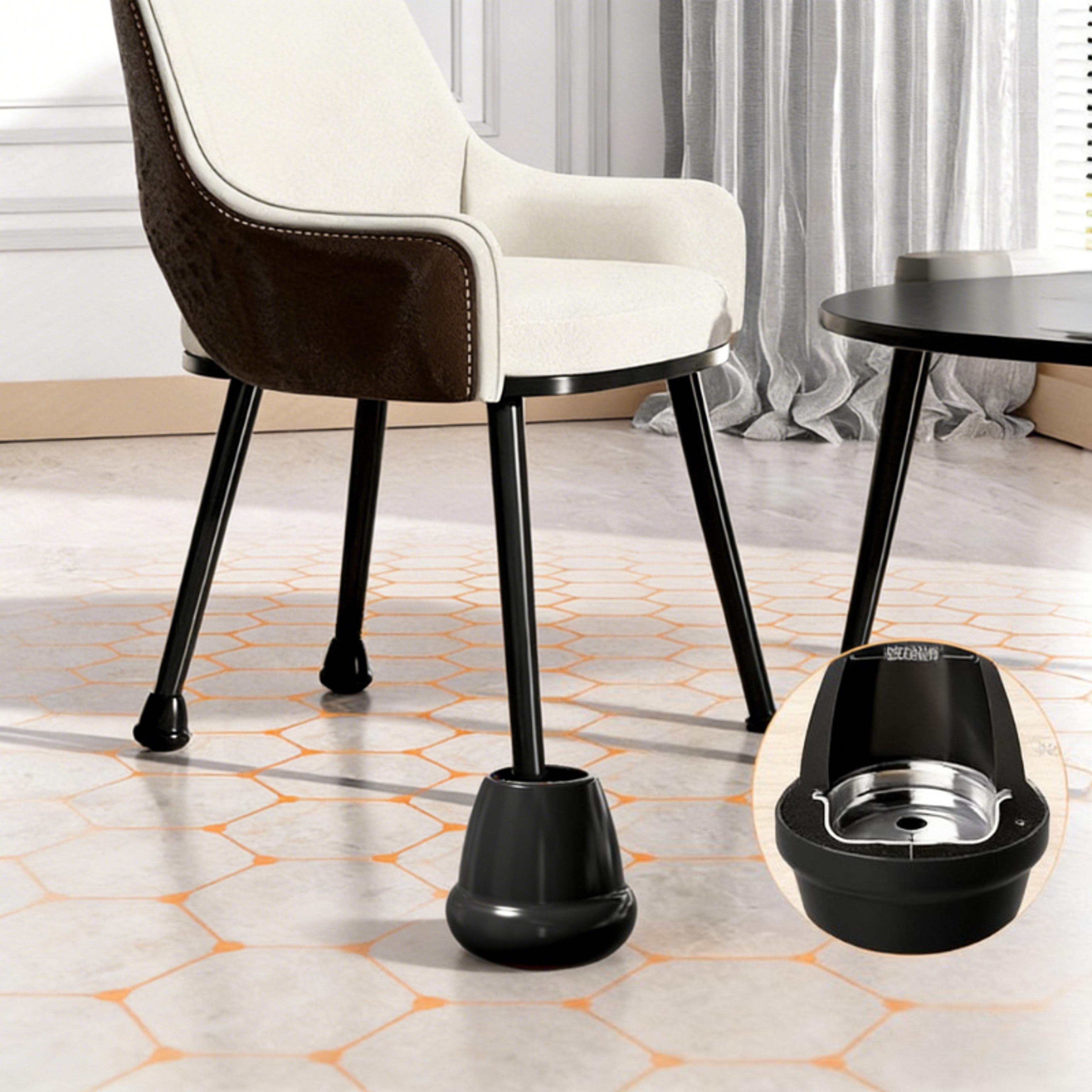 scratch resistant furniture leg pads, anti slip silicone pads for metal chair legs and floor protection