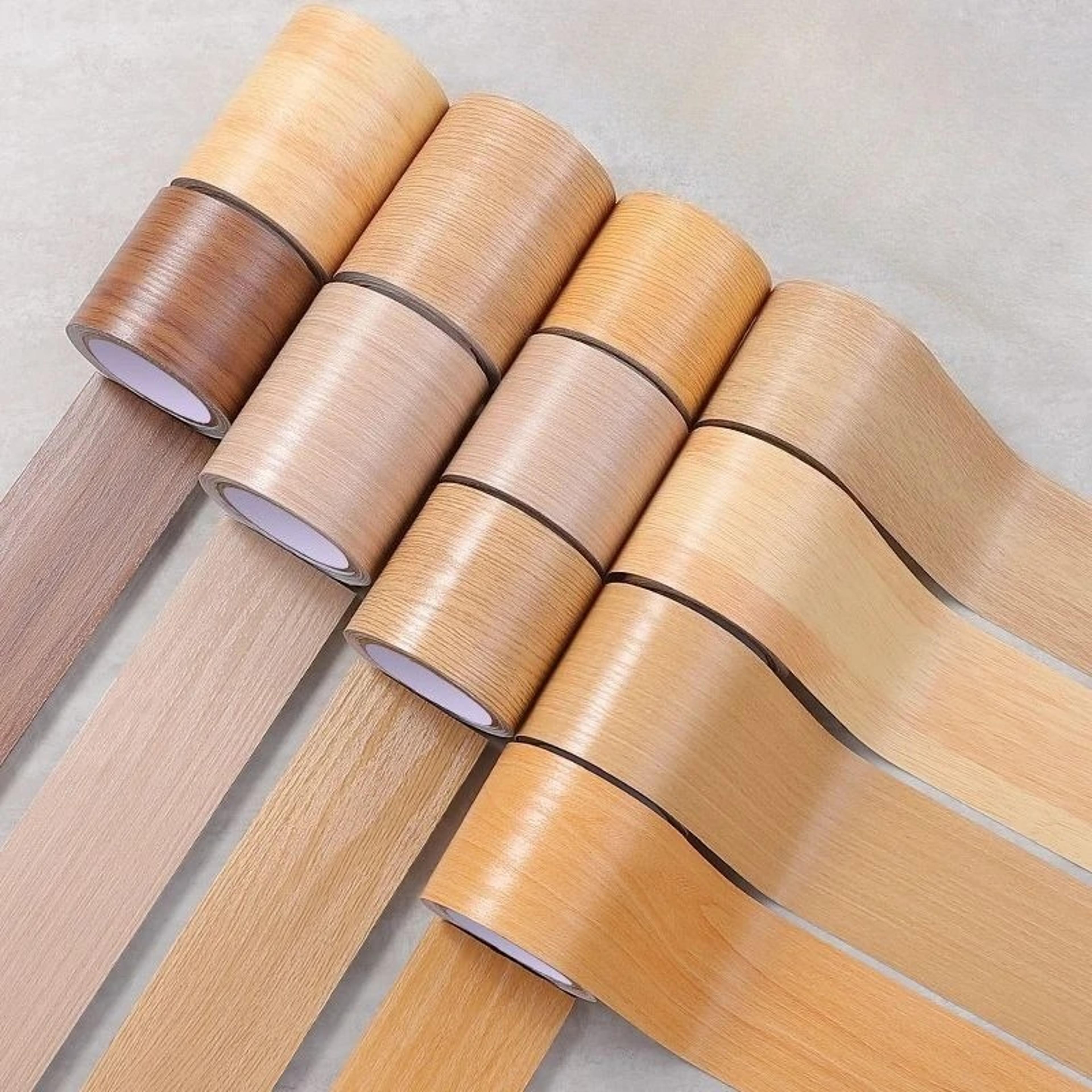 wood grain sticker adhesive tape, waterproof simulated wood grain tape for home furniture and wall repair