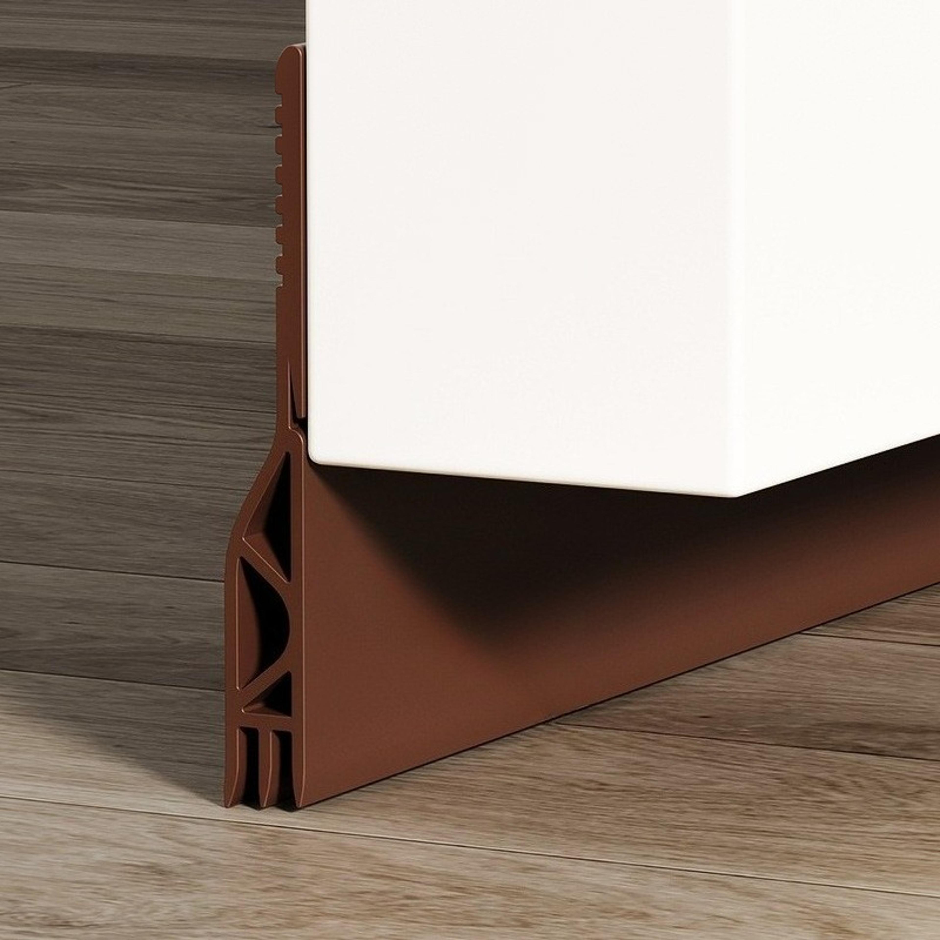 soundproof windproof door draft stopper, adjustable weather seal, dustproof bottom stripping for interior doors