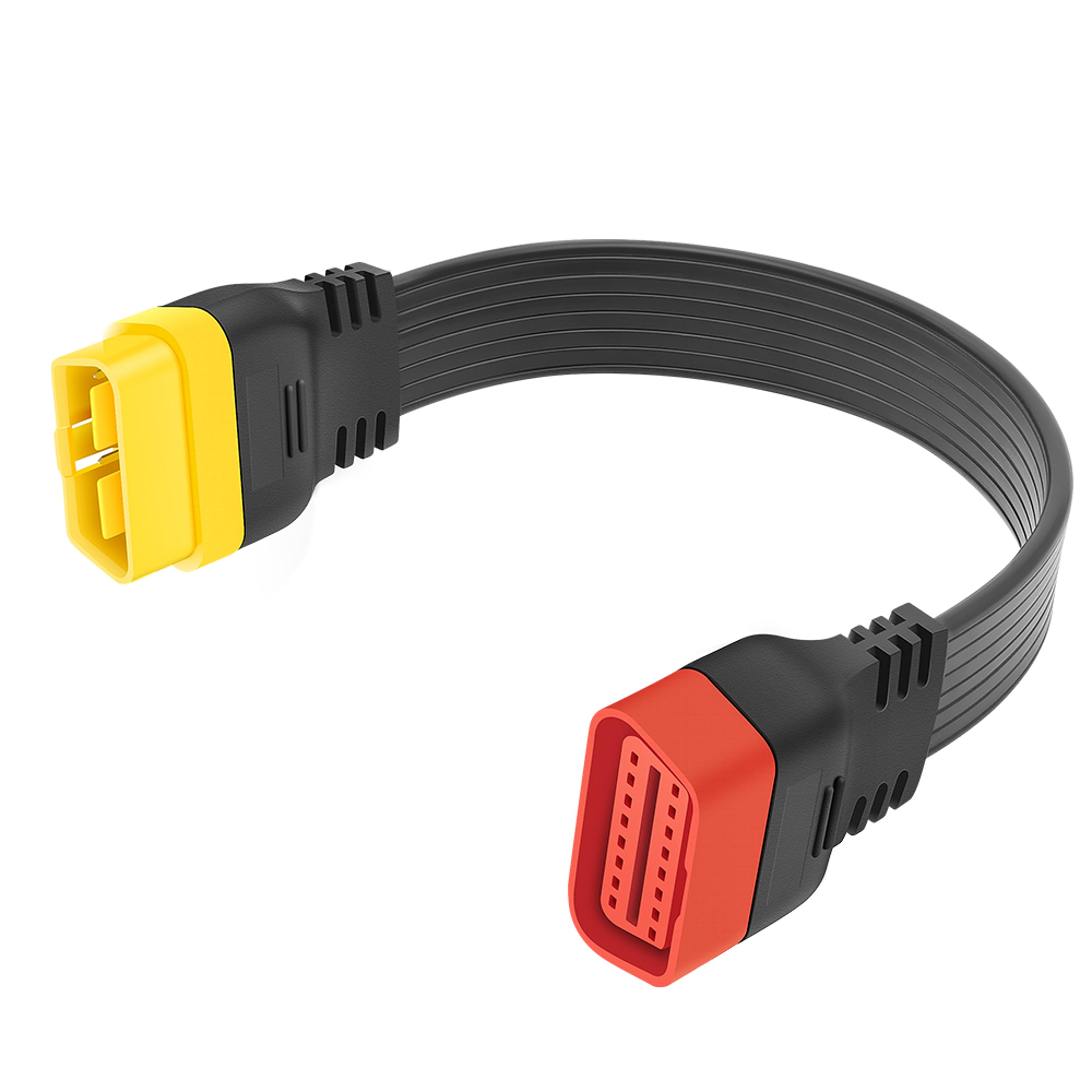 diagnostic tool for launch thinkdiag extension cable, male to female connector, unbendable adapter