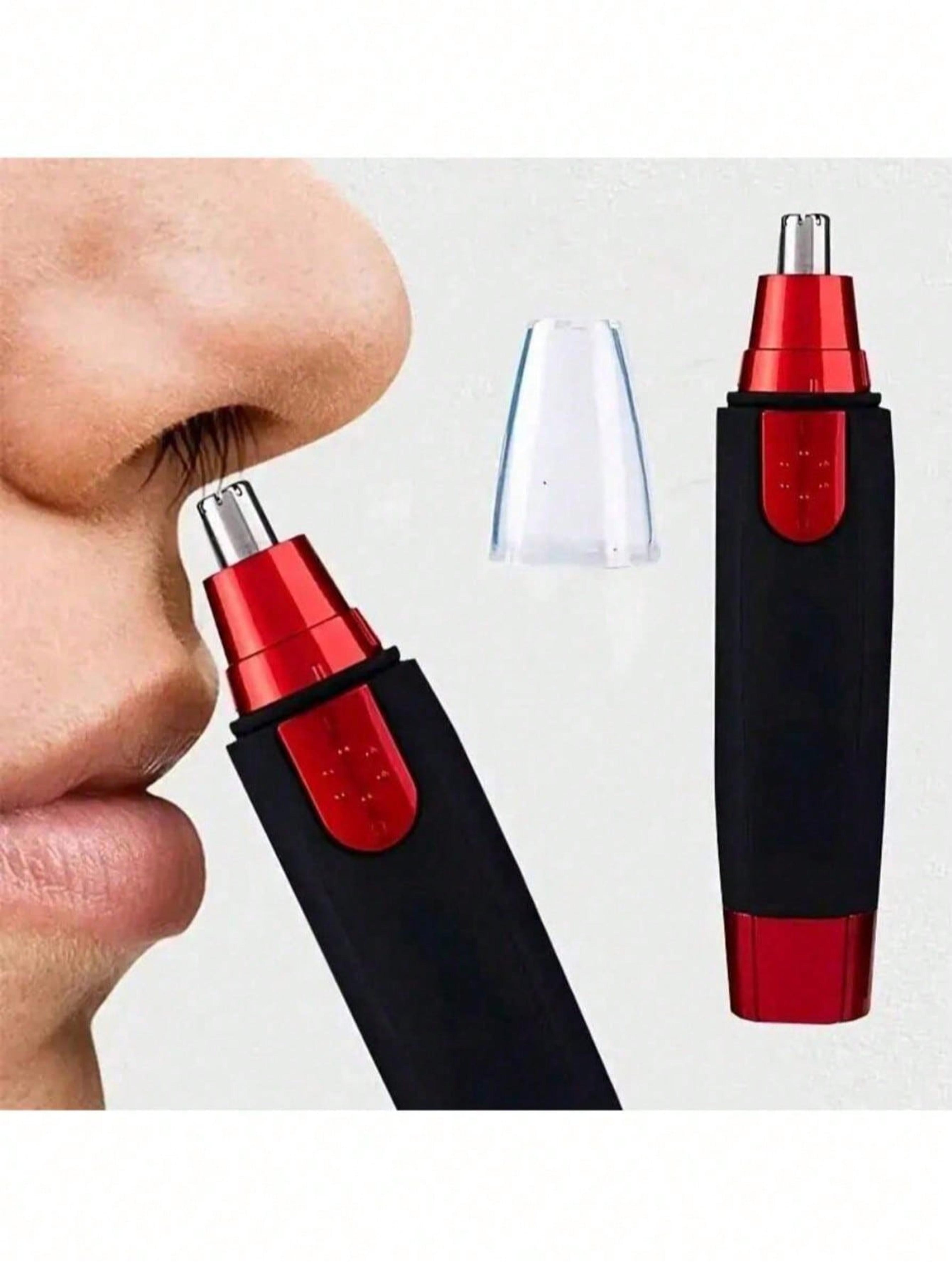 professional electric nose hair trimmer, painless nose and ear hair trimmer for women men, waterproof stainless steel