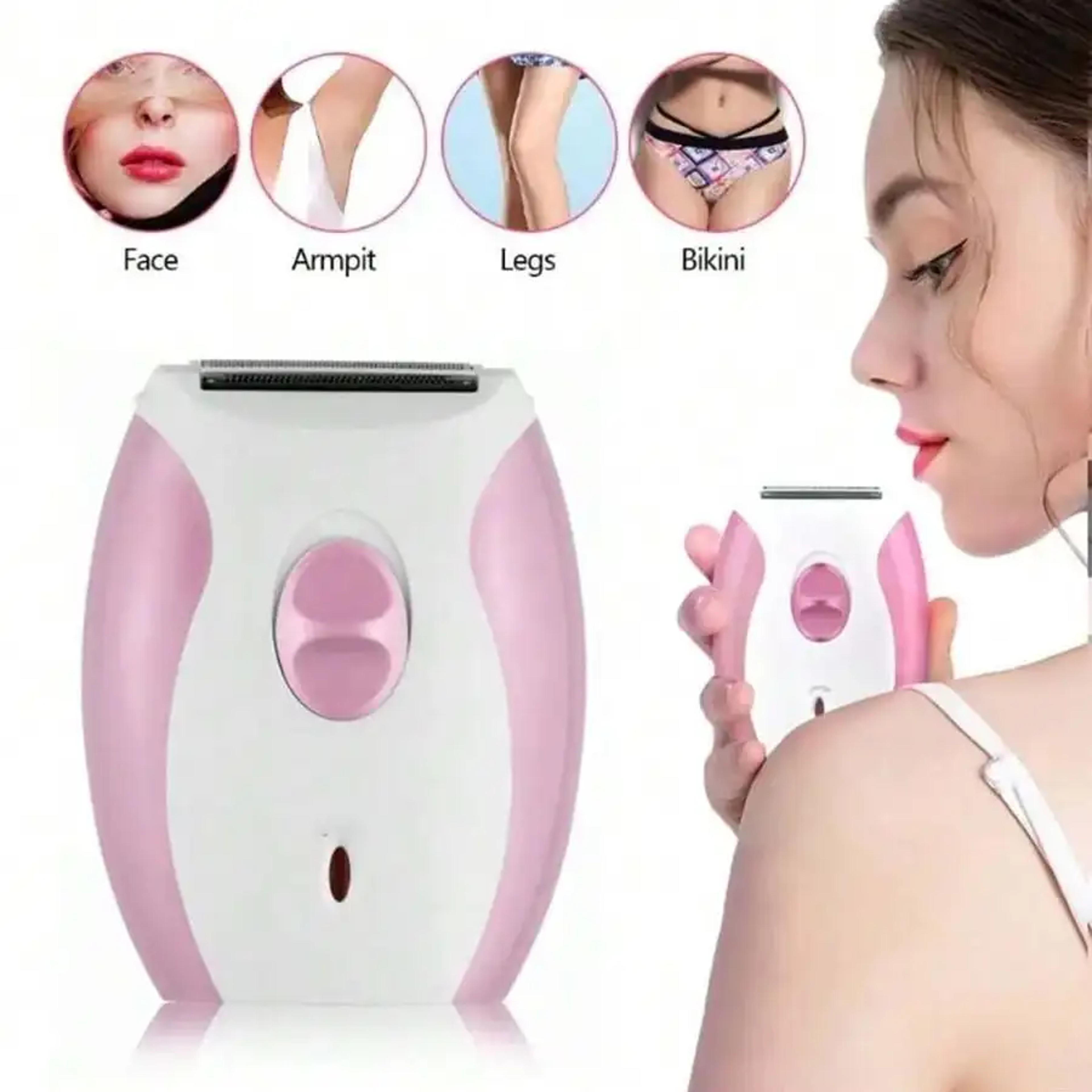 women razor cordless facial hair remover, rechargeable lady shaver hair remover, bikini trimmer leg electric razor