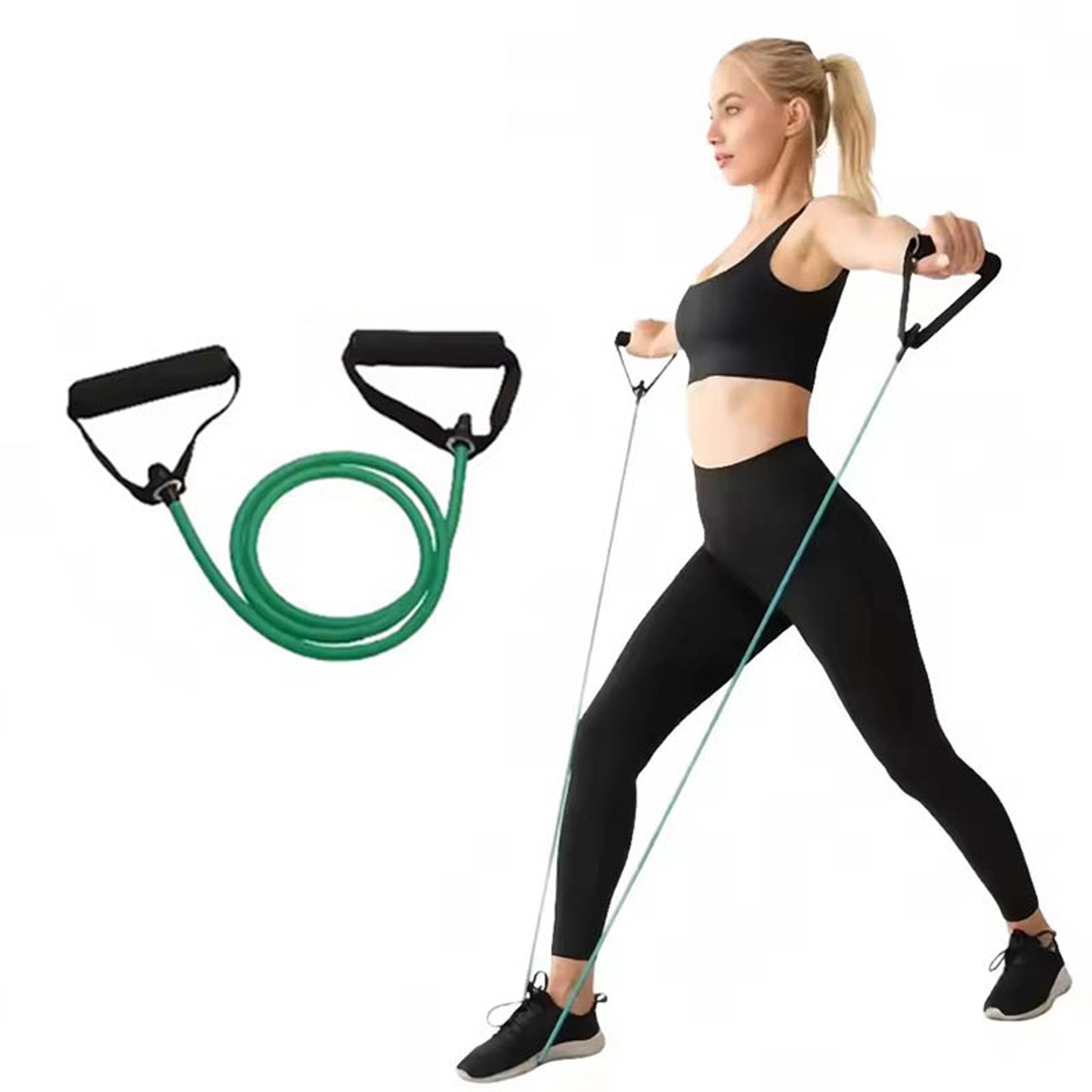 exercise workout fitness band with handles, pull rope for strength training, resistance bands for men and women at home