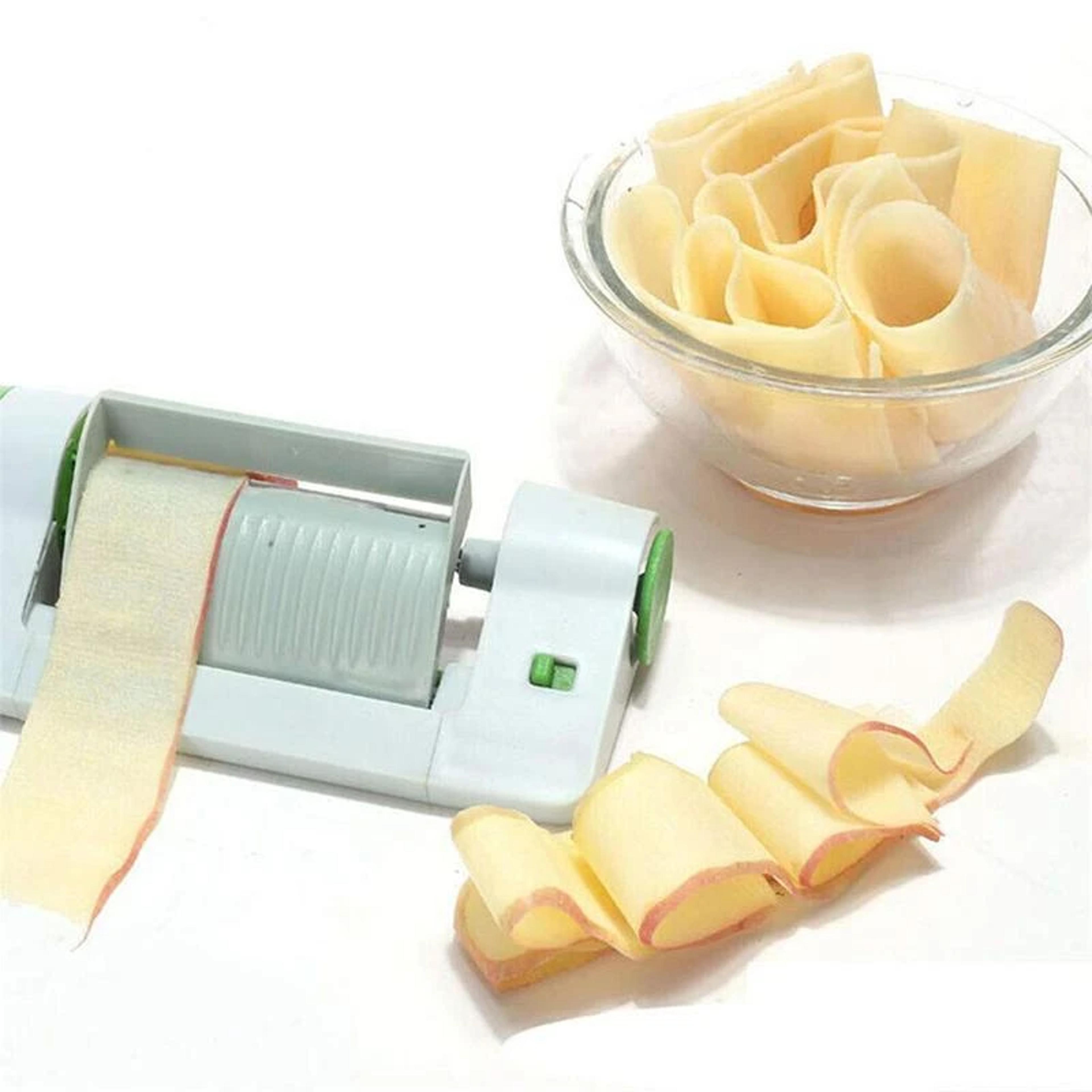 portable manual vegetable sheet slicer, safety apple and potato slicer, creative kitchen gadget