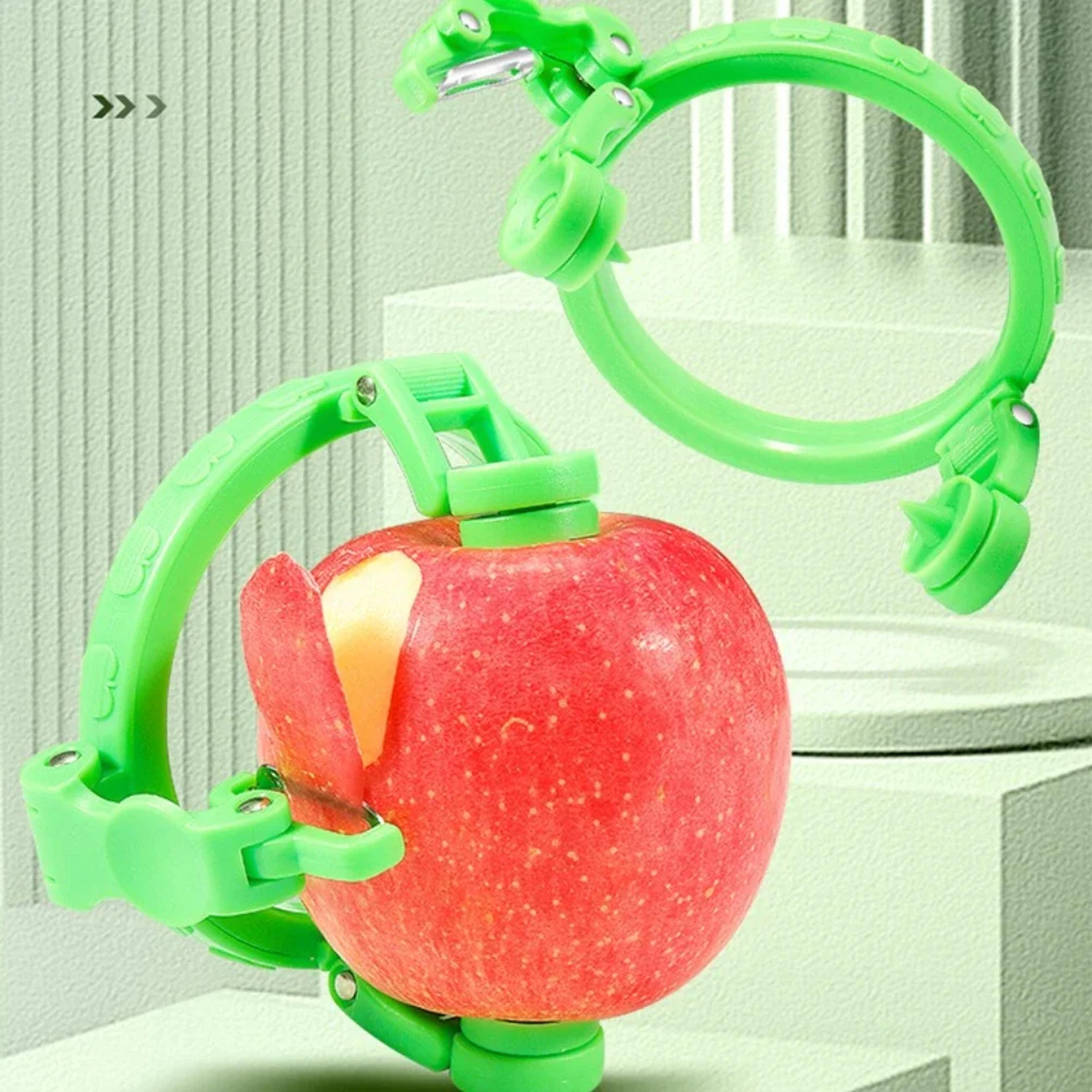 easy use handheld rotary apple peeler spiral slicer, gift ideas corer tool for fruit vegetable