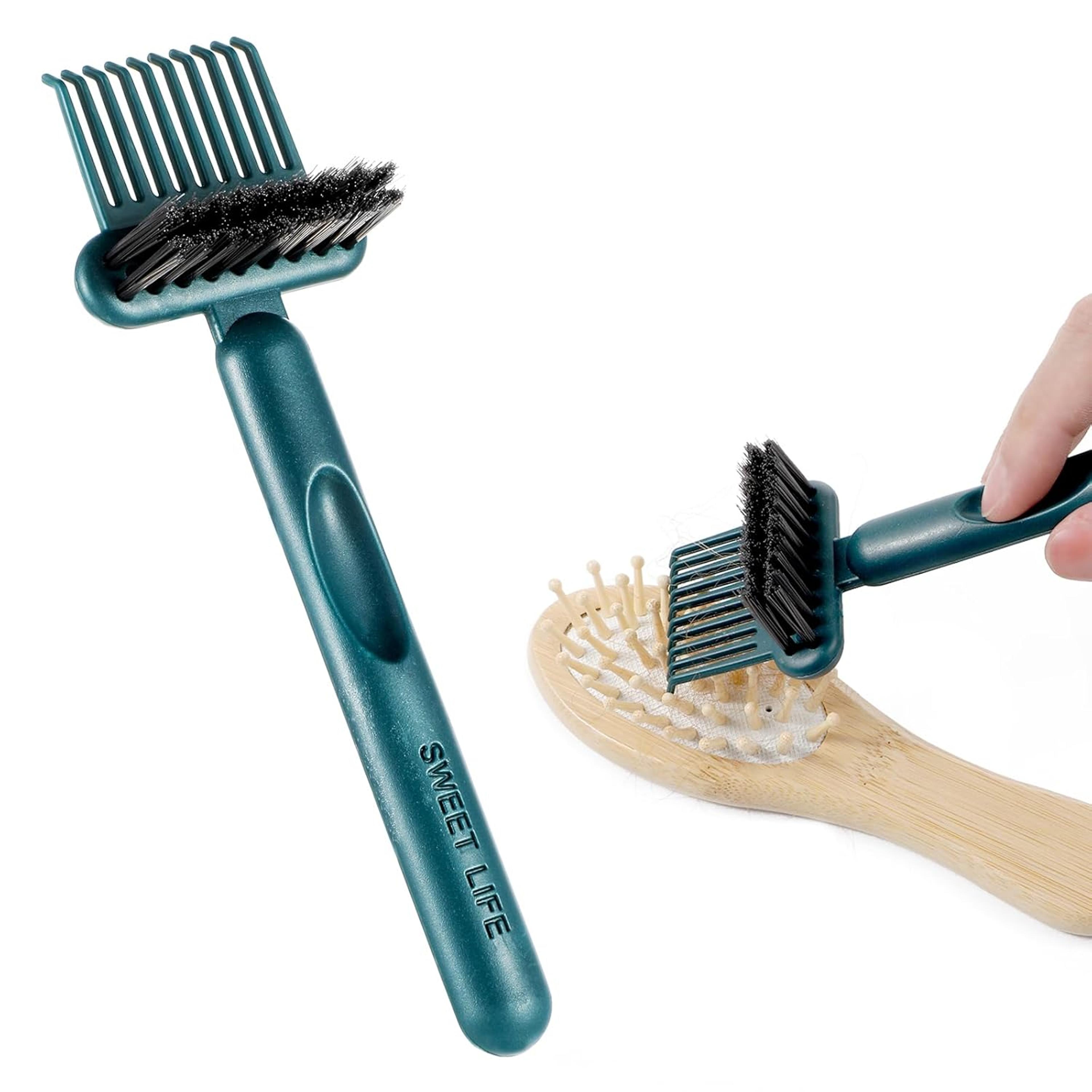 mini dust remover brush, comb cleaning brush for hair, cleaner tool