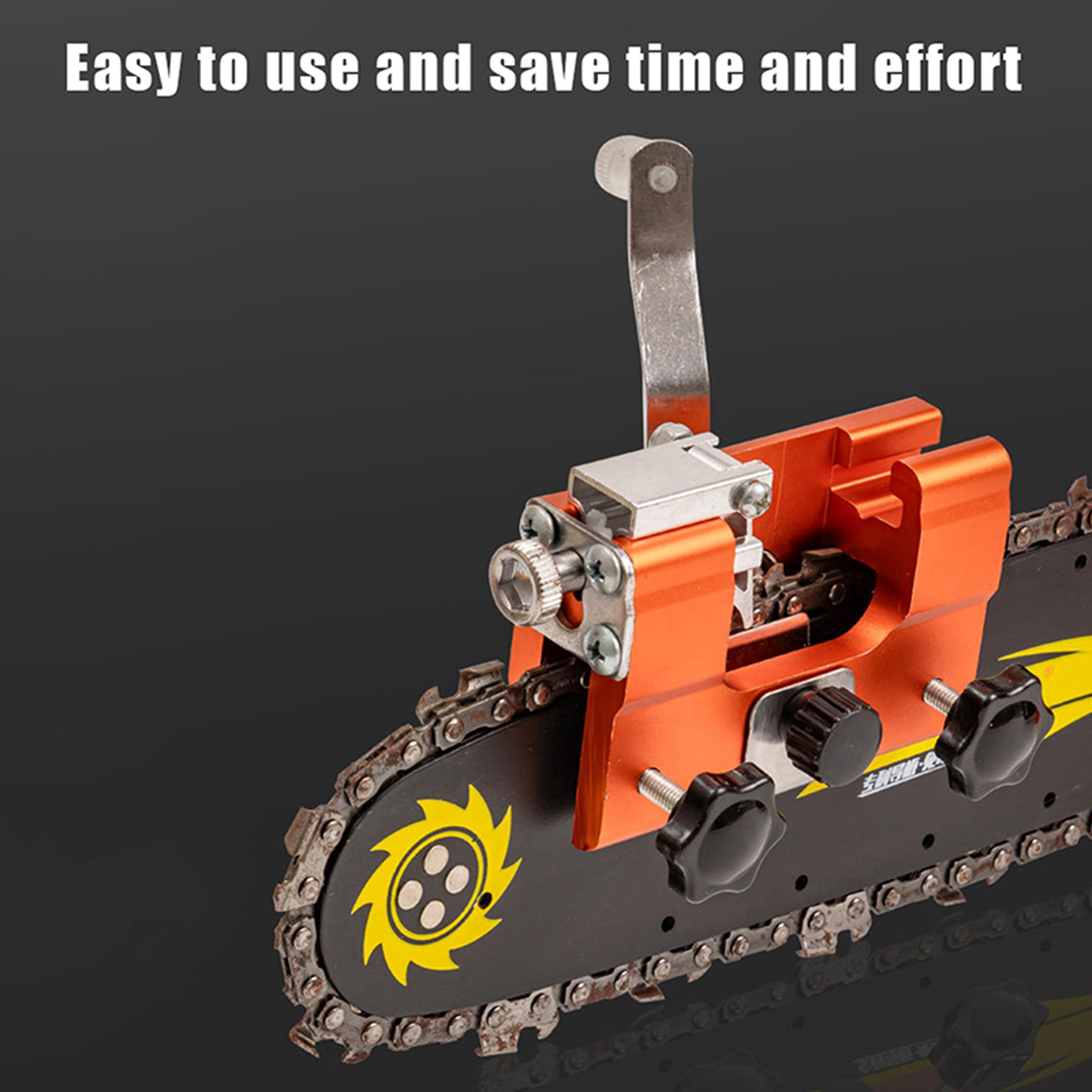 household manual chain grinding tool, portable hand chainsaw sharpener grinder tool