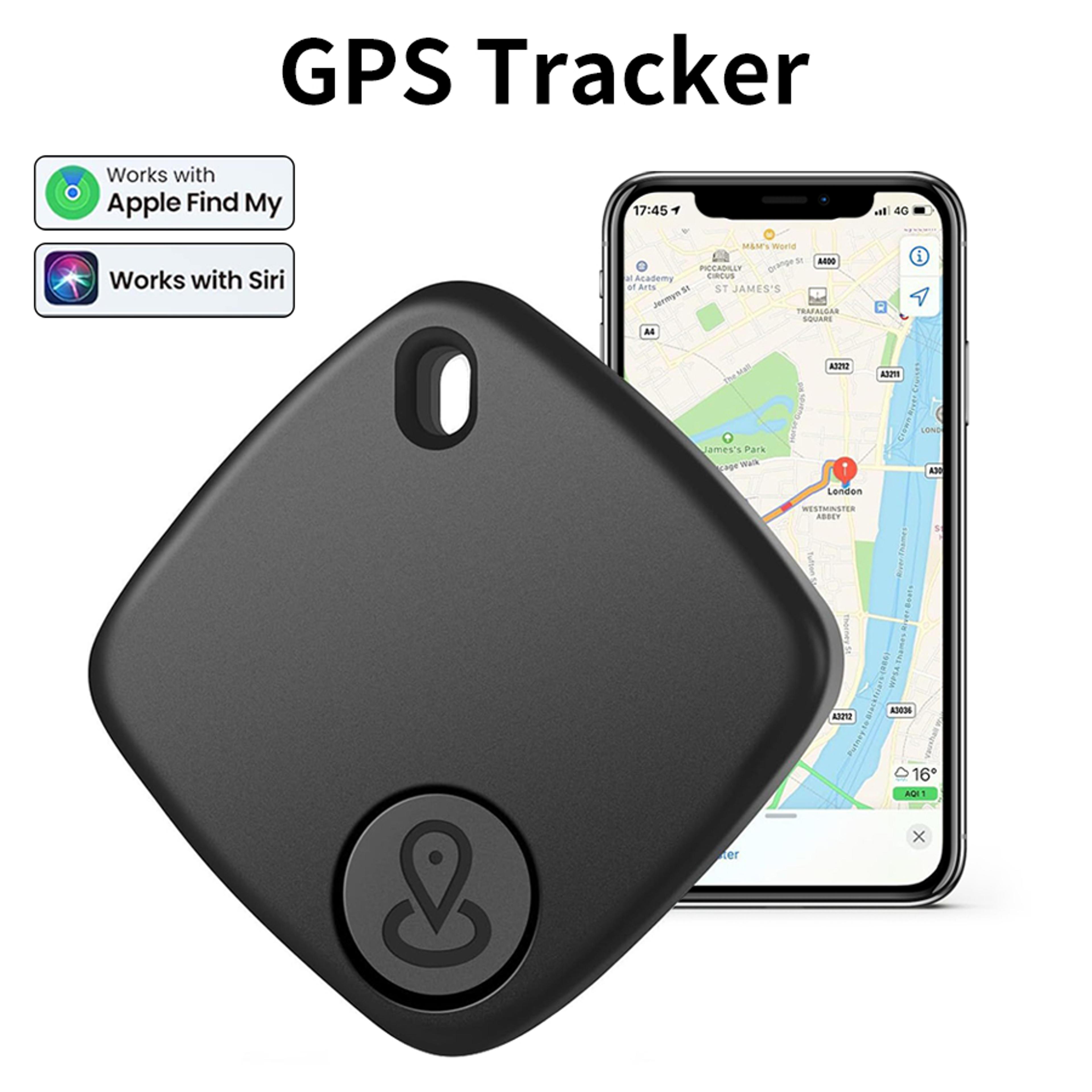 bluetooth smart tag tracker for apple find my app pet, kid, and car gps tracker with anti-lost alarm