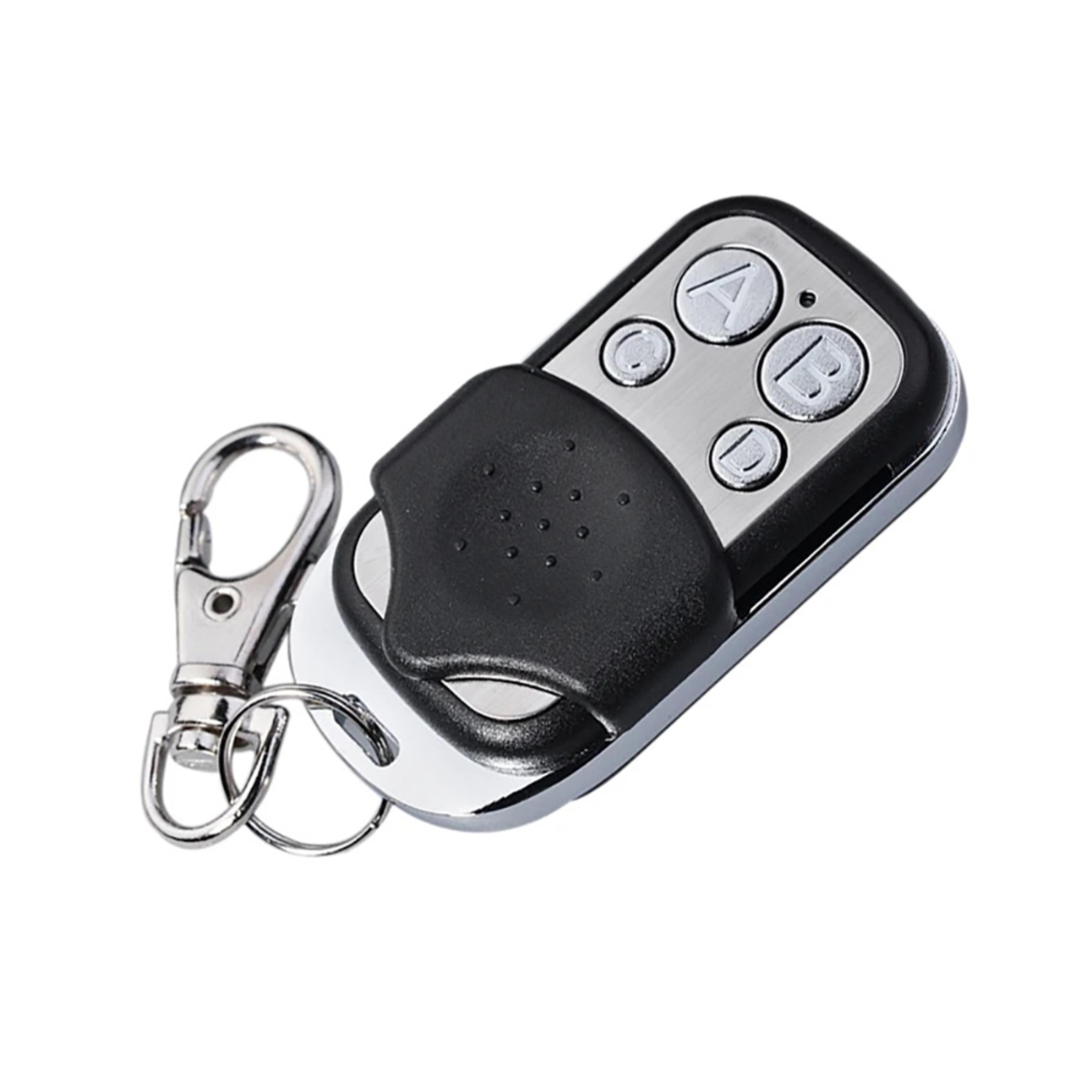 universal metal push button remote control transmitter for garage door opener secure & reliable