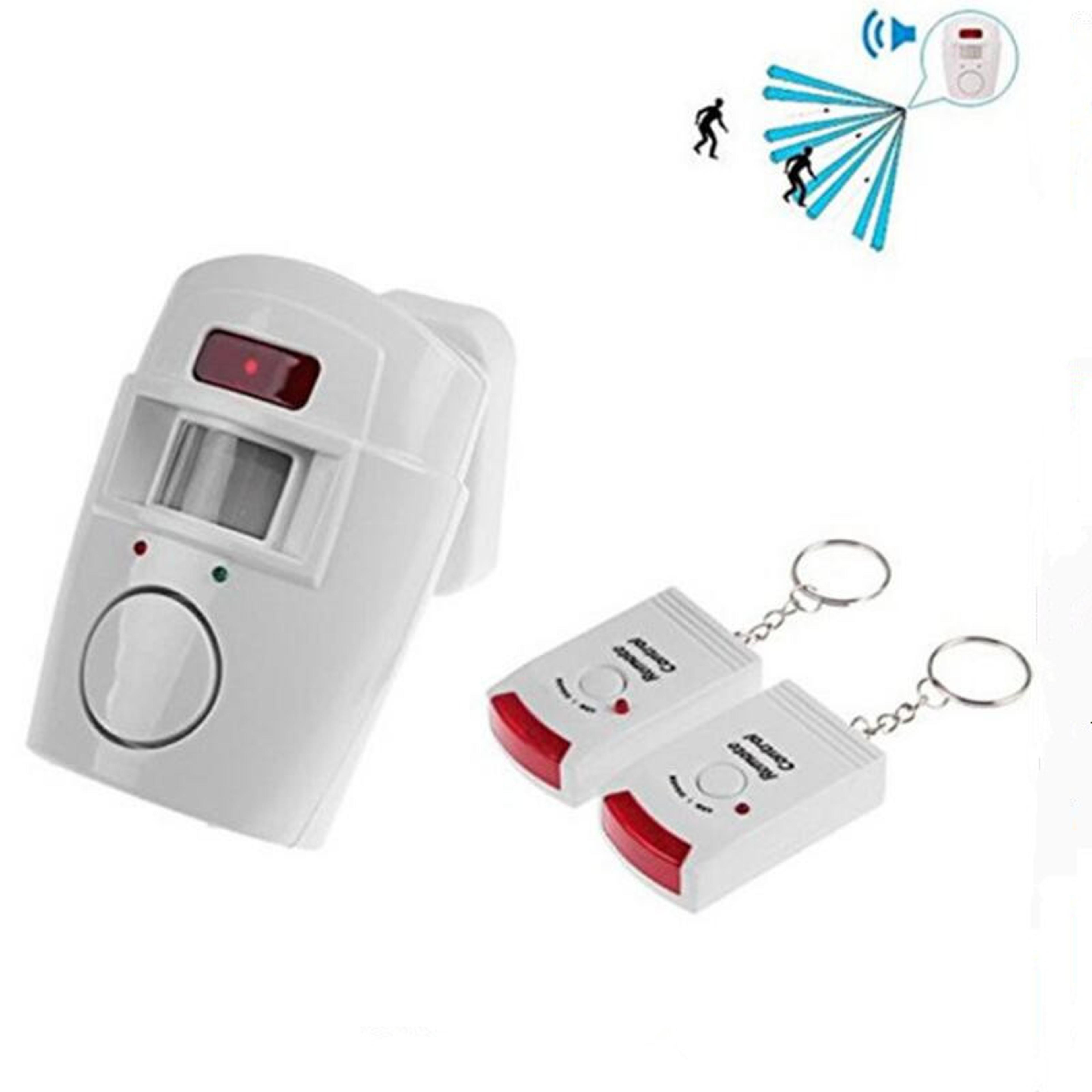 wireless motion sensor alarm system for indoor and outdoor security remote control home and garage alert system