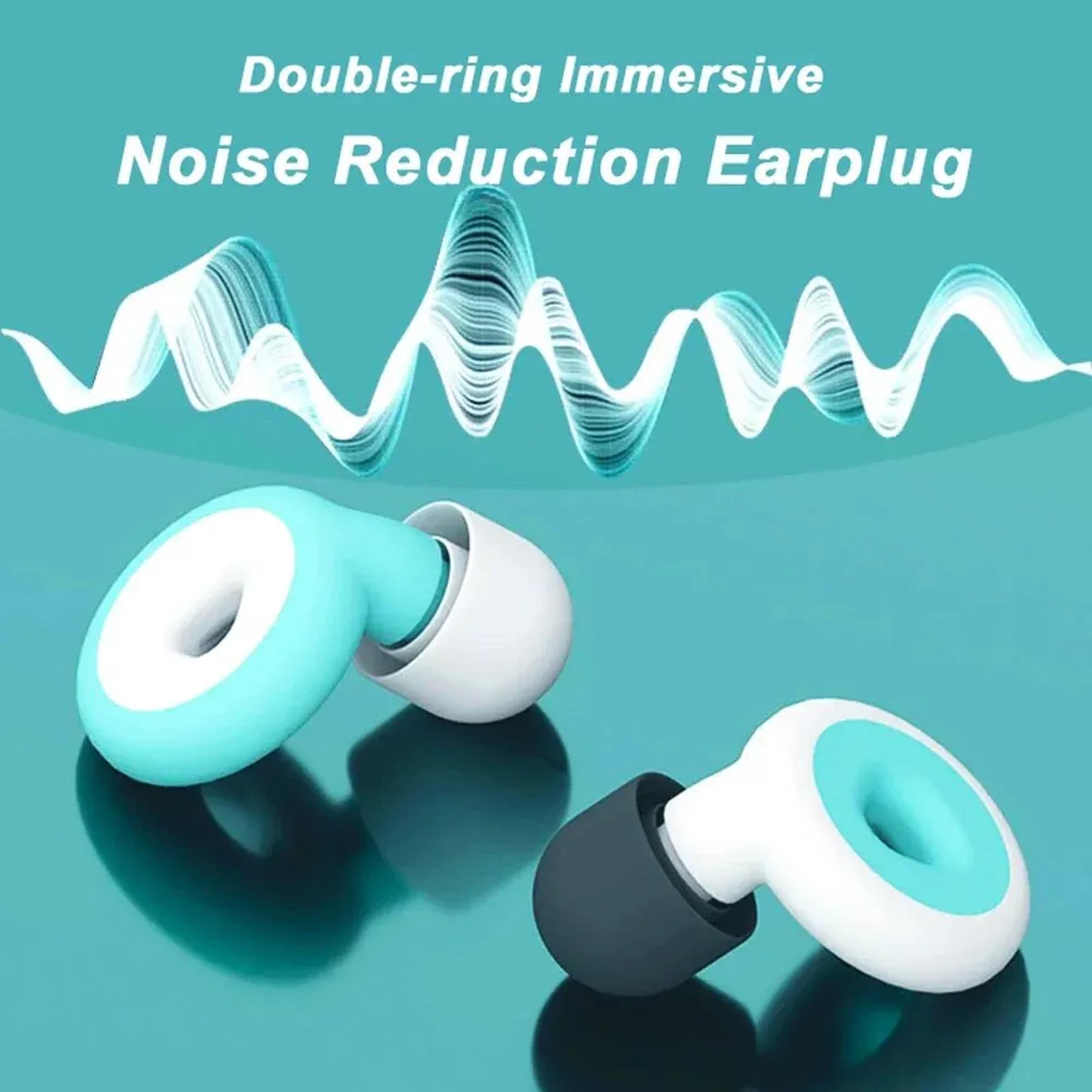 noise reduction earplugs soft silicone ear muffs for travel, swimming & noise protection reusable & waterproof