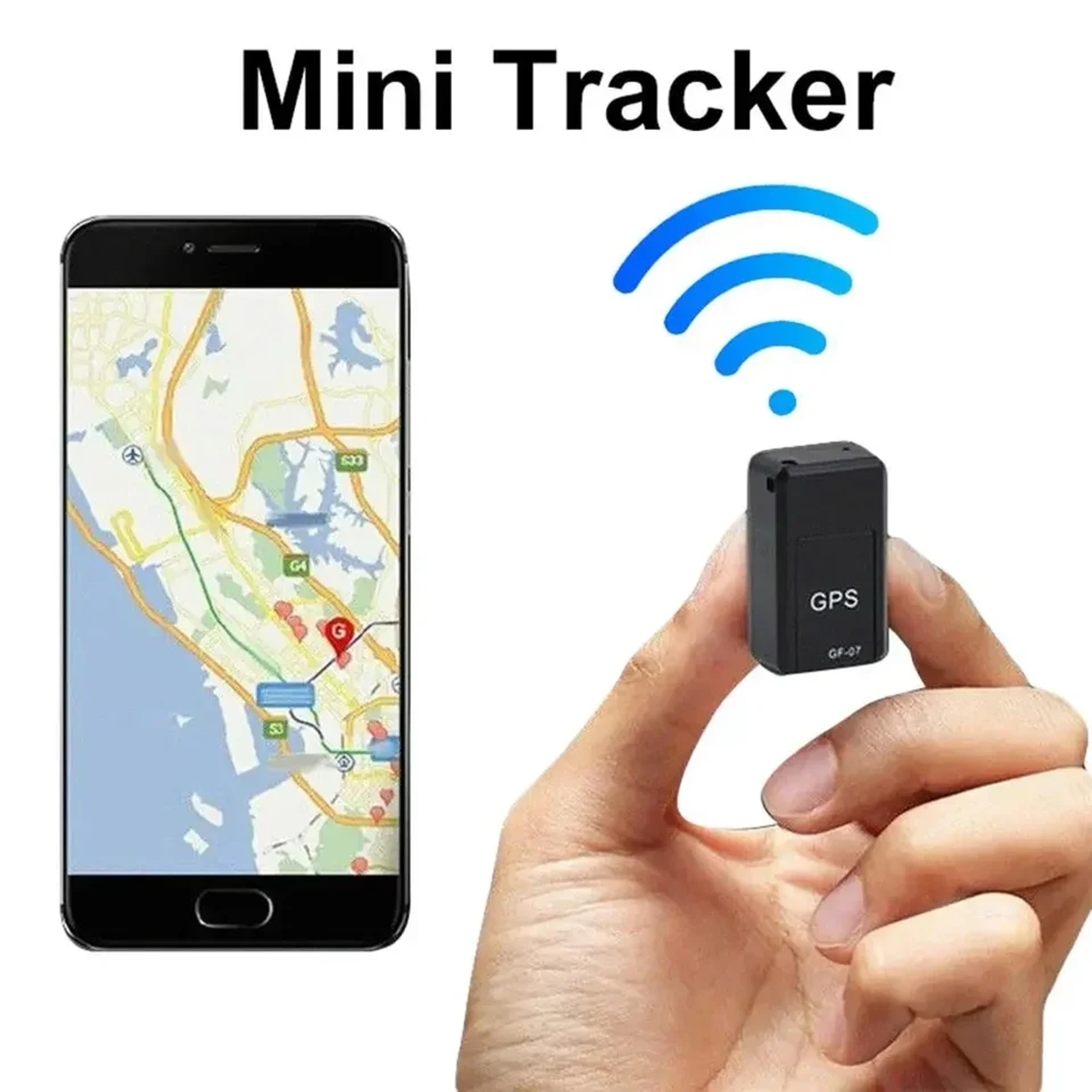 real-time gps tracker for car, bike, pets, and children - magnetic anti-lost locator