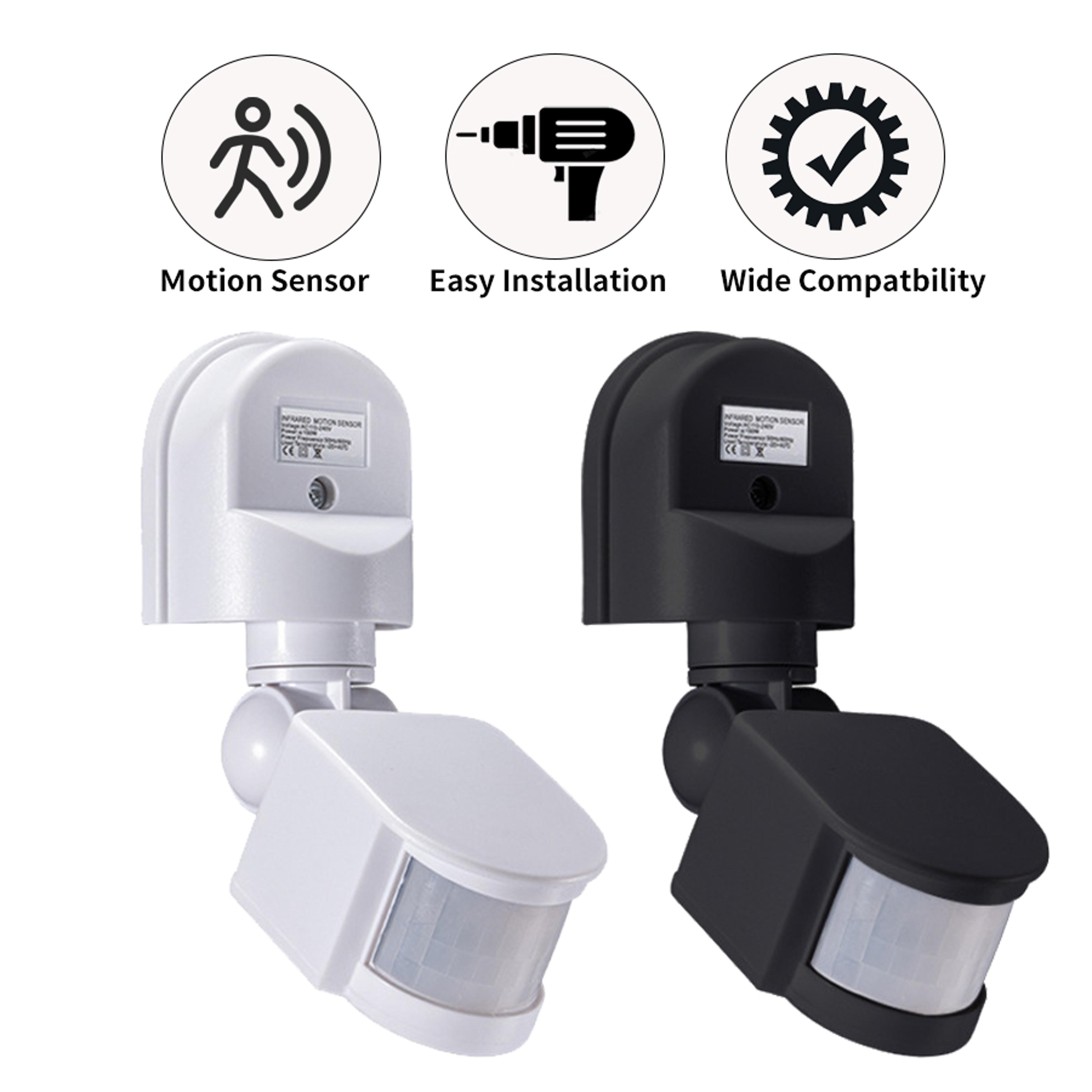 automatic infrared light sensor movement detector for outdoor led lights human presence sensor