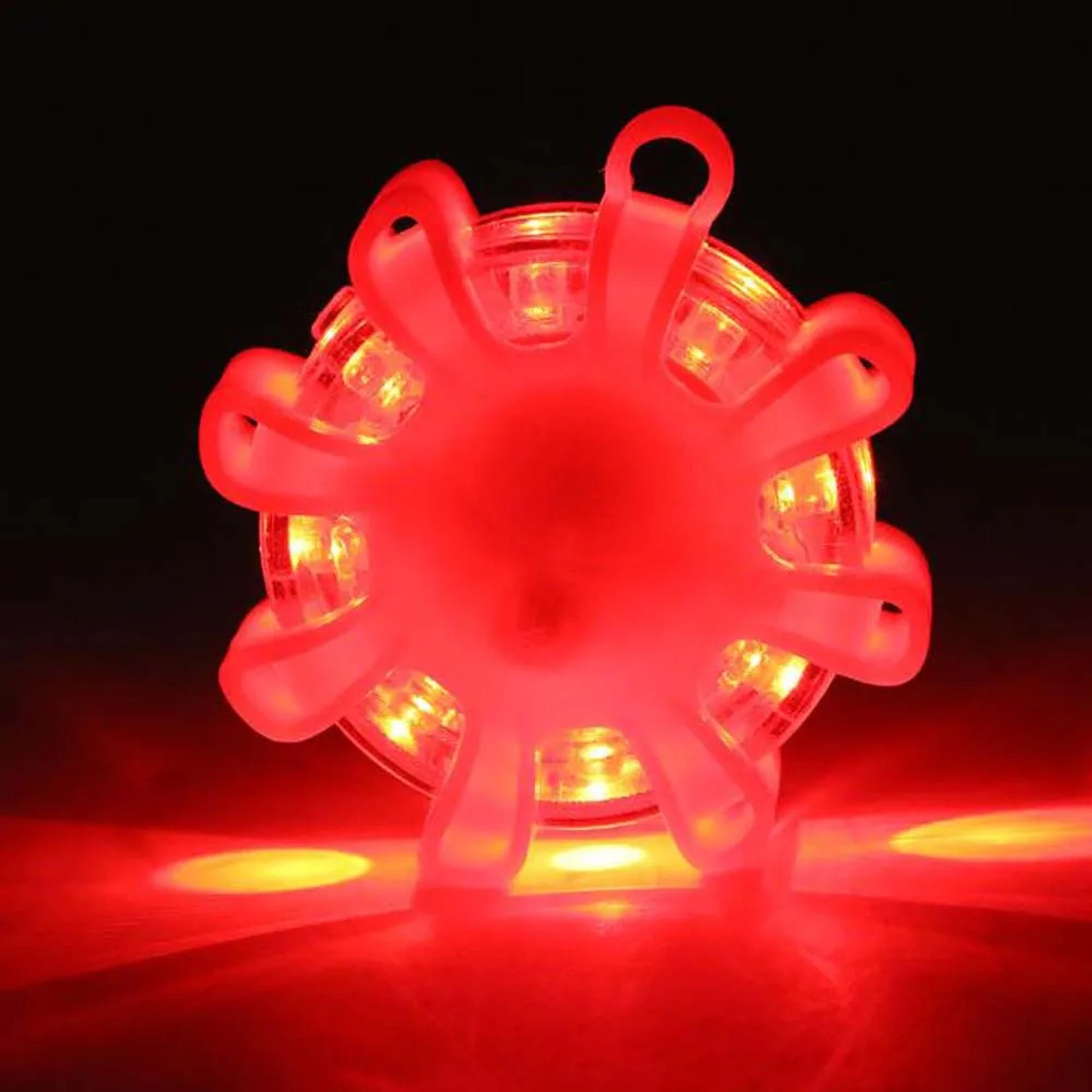 magnetic roadside emergency flare kit flashing warning beacon with modes for car safety & outdoor use
