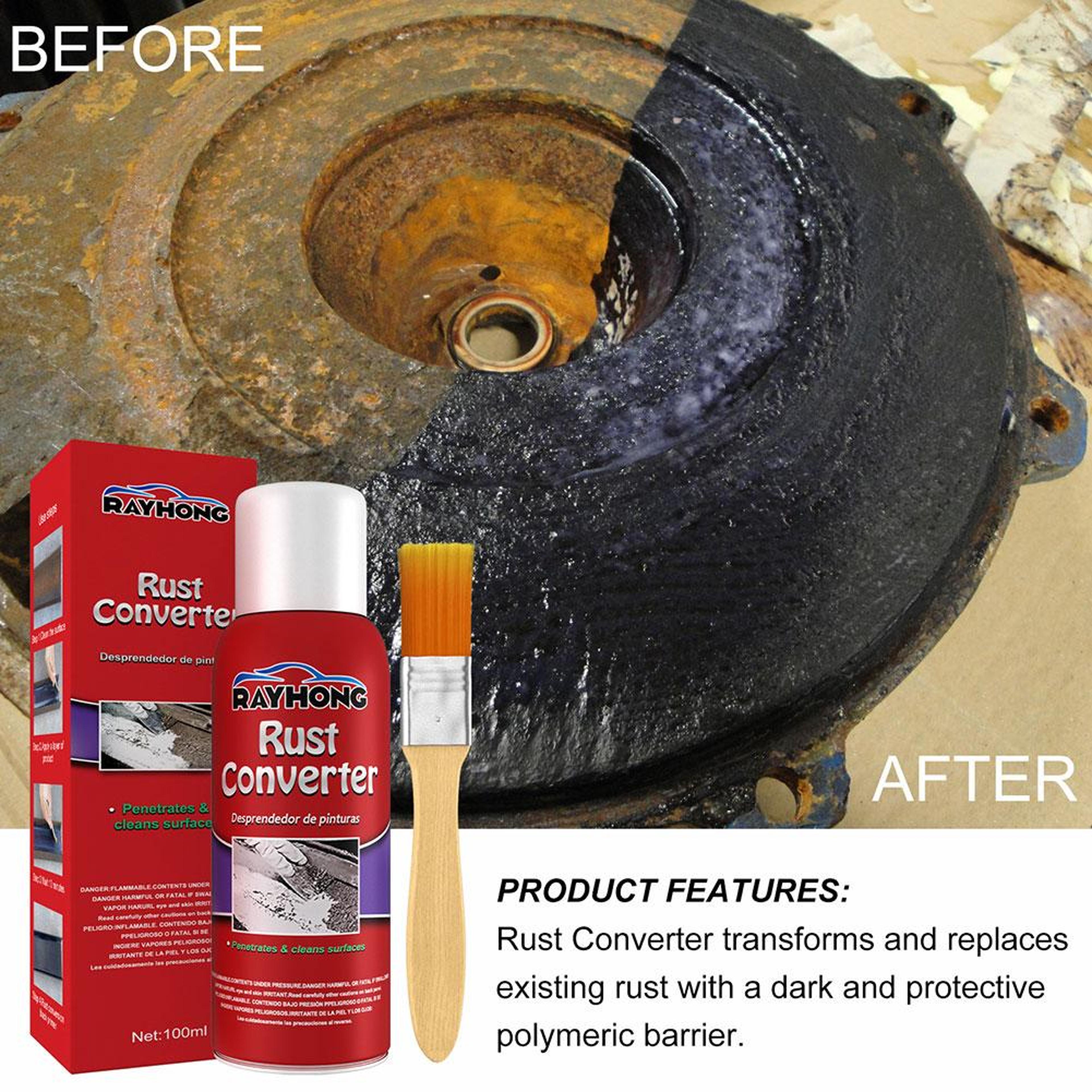 auto body rust resistant primer multi-functional car paint protection for rust & oxidation prevention