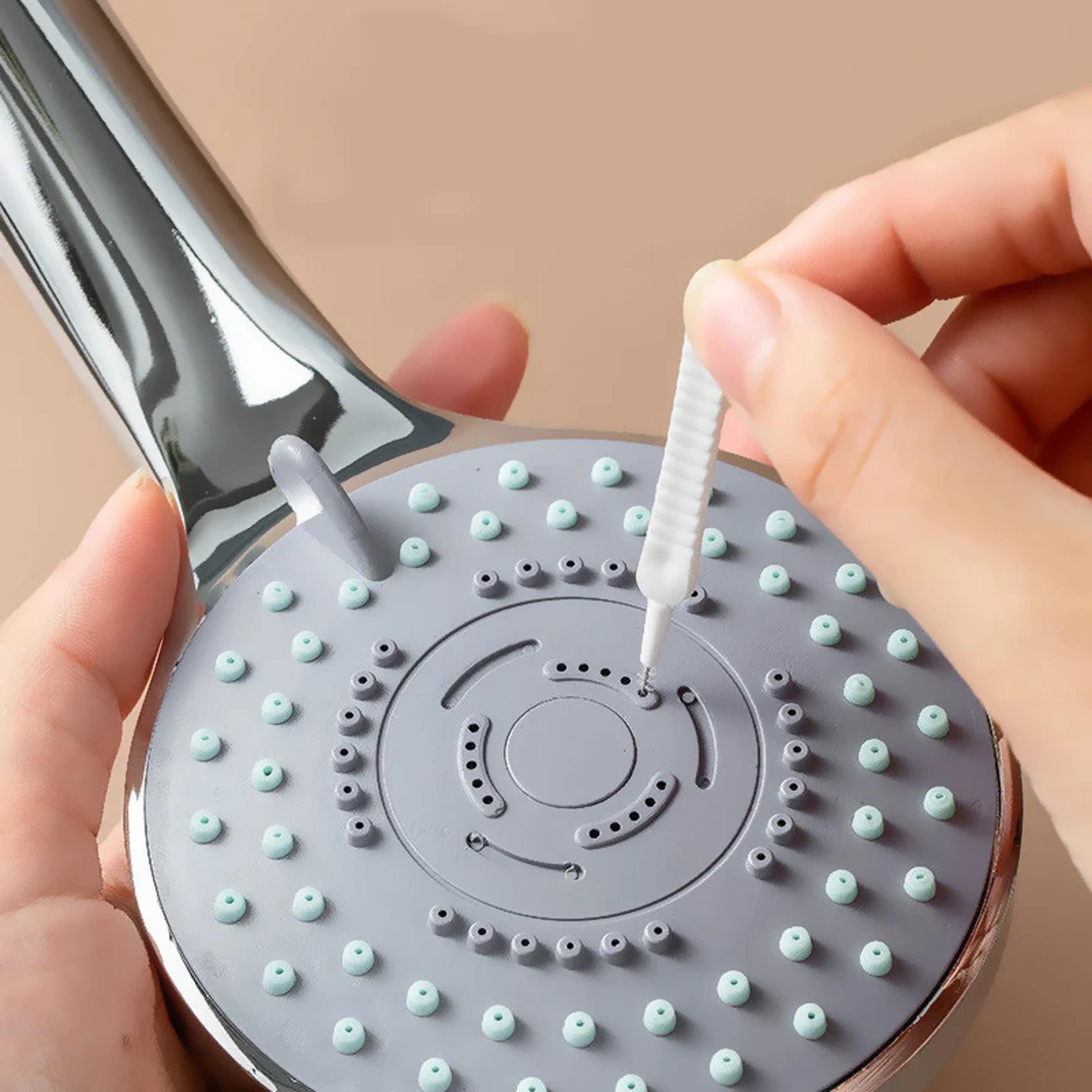multifunction showerhead crevice cleaning brush white, household bathroom accessory