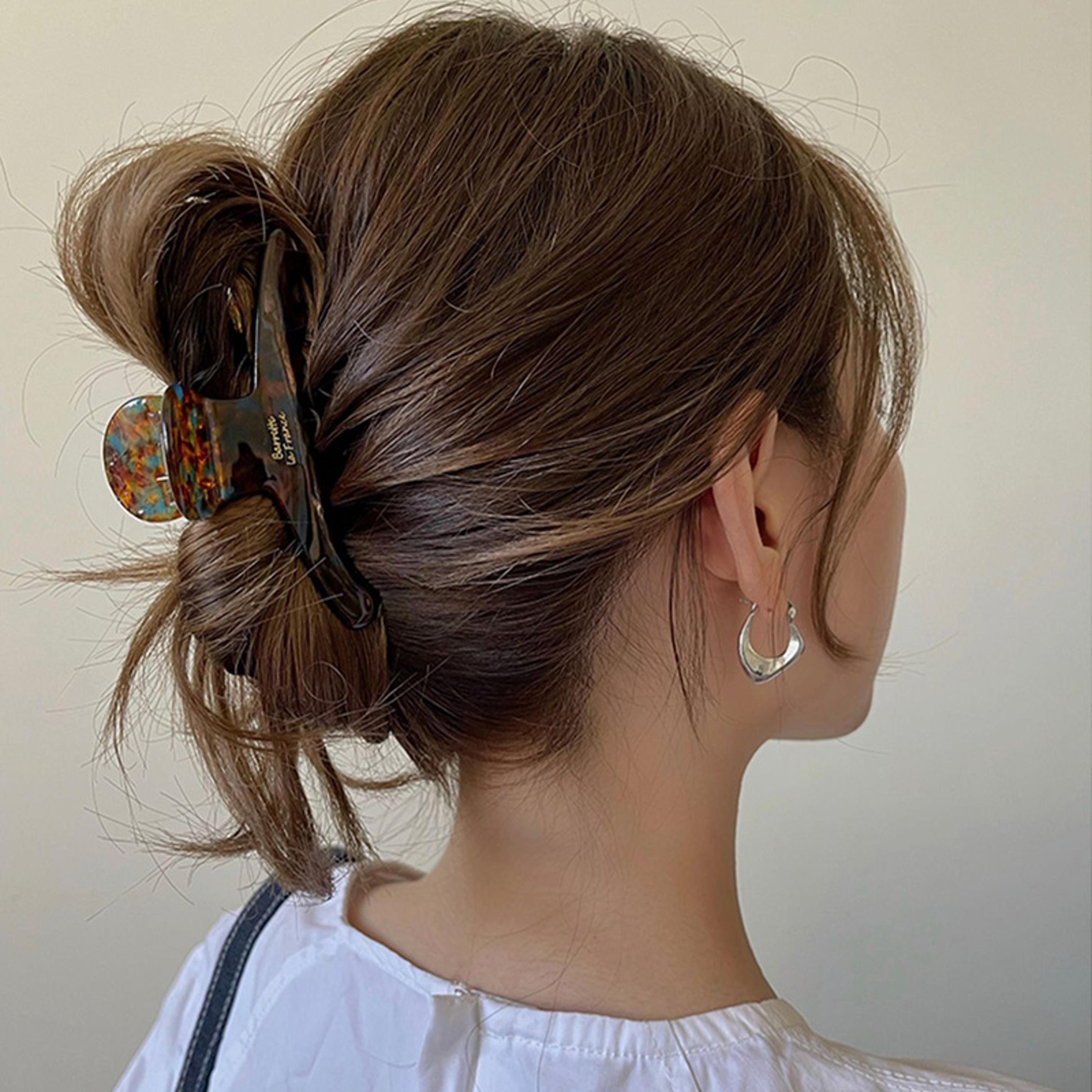 elegant acetate hair claw for women vintage fashion hair clip, high-grade lady hair accessories