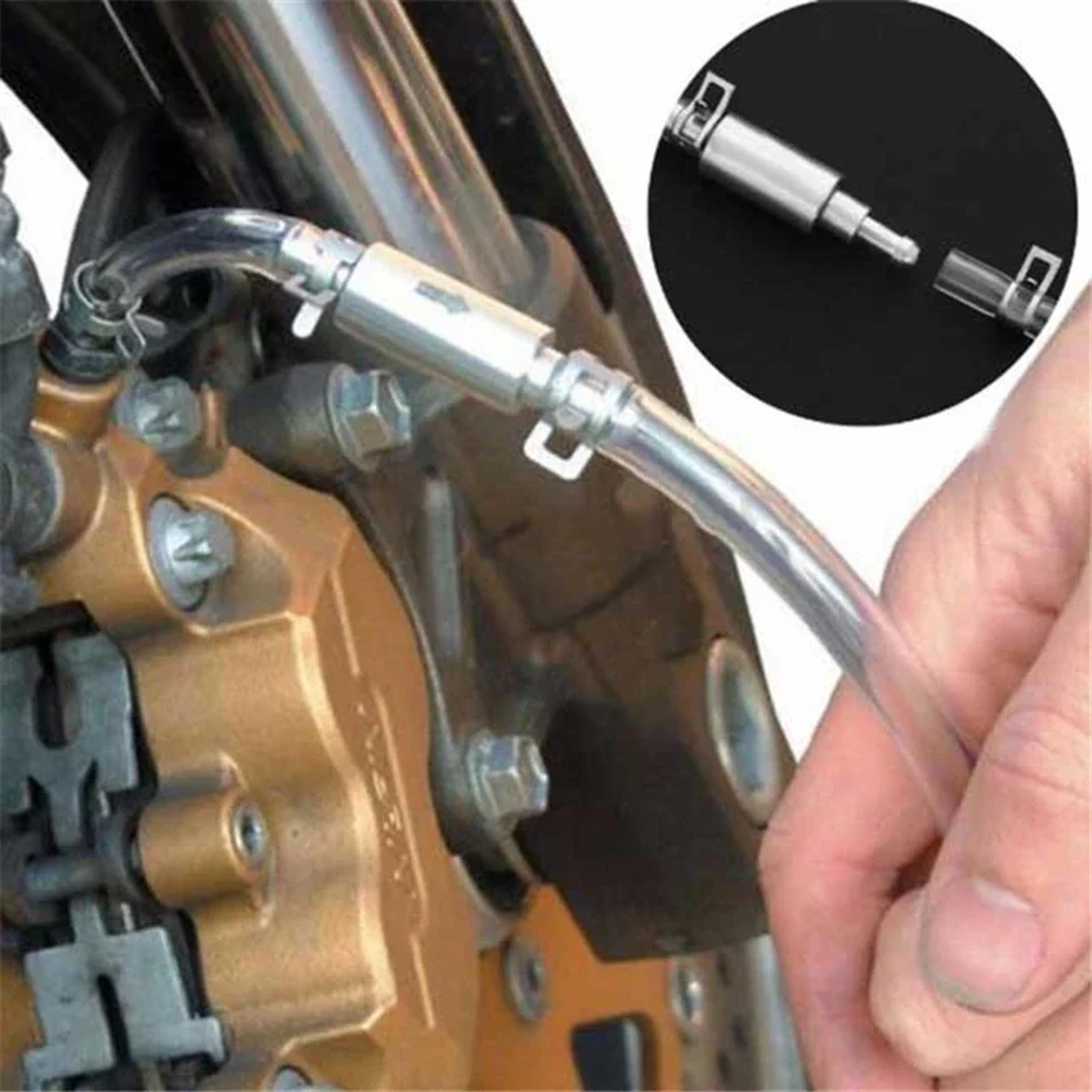 car clutch brake bleeder hose kit hydraulic one-way valve tube tool for efficient auto bleeding