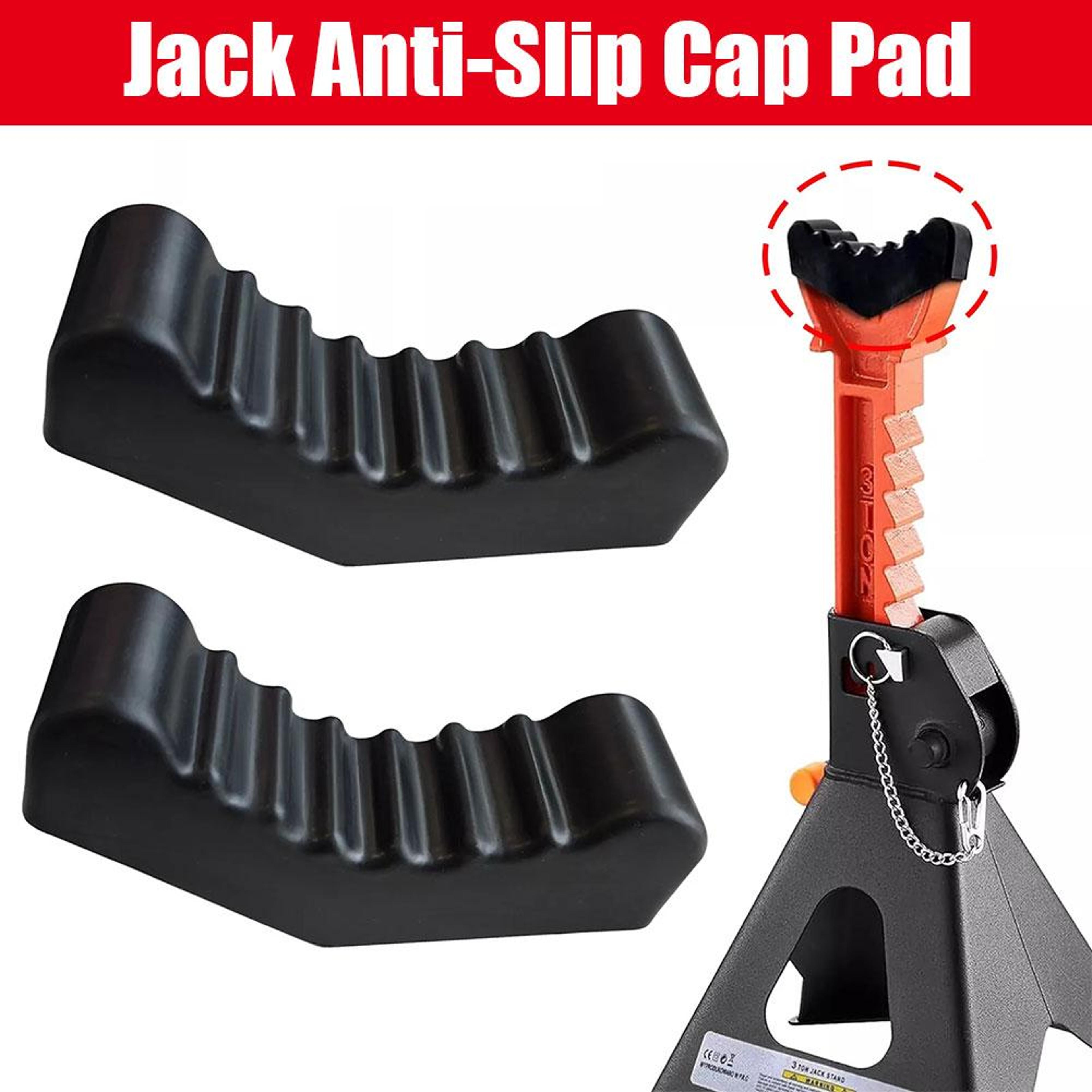 car jack stand rubber pad floor adapter - universal lifting tool for safe and secure frame lifting