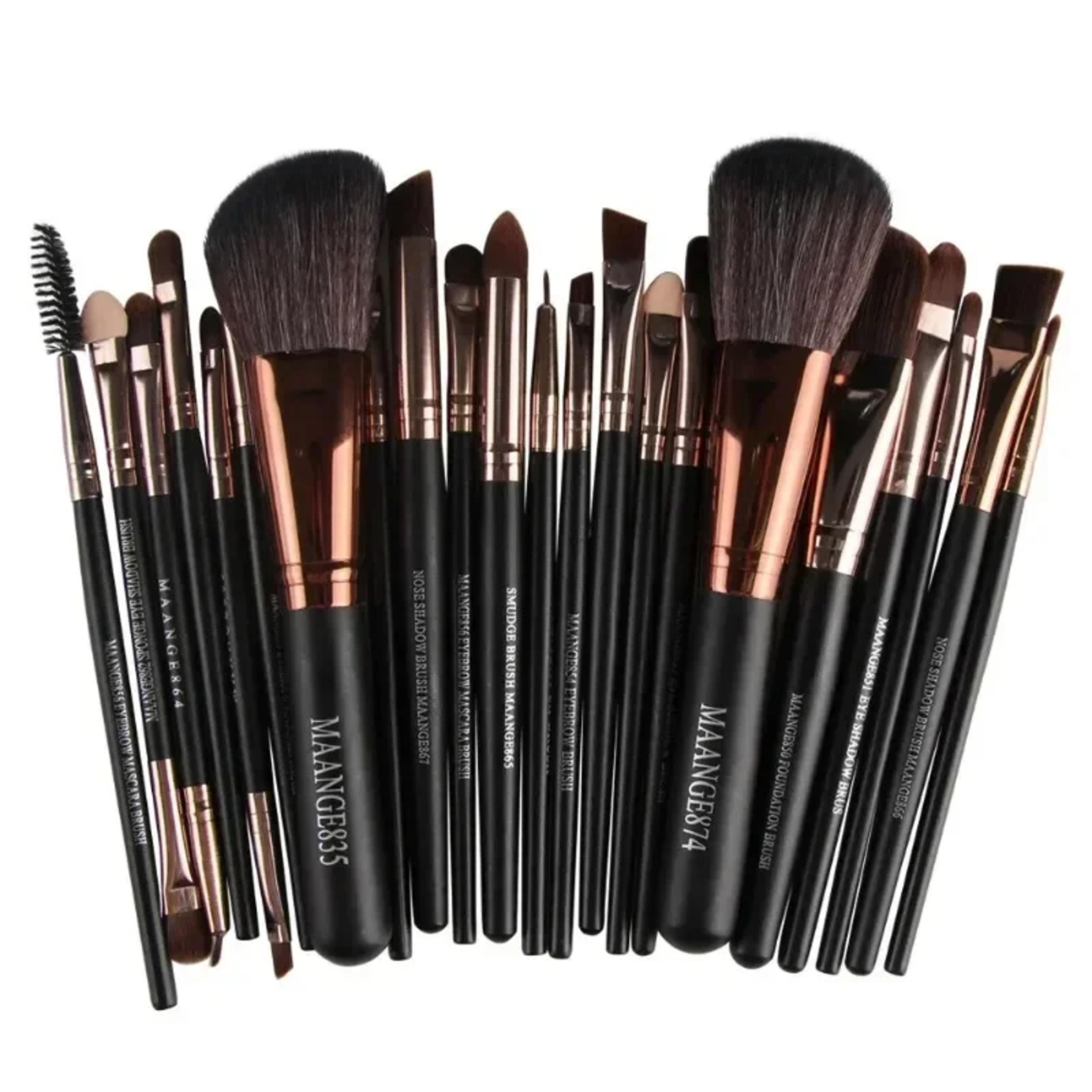 professional makeup brush set for eyeshadow, eyeliner & cosmetics makeup kit for precise application