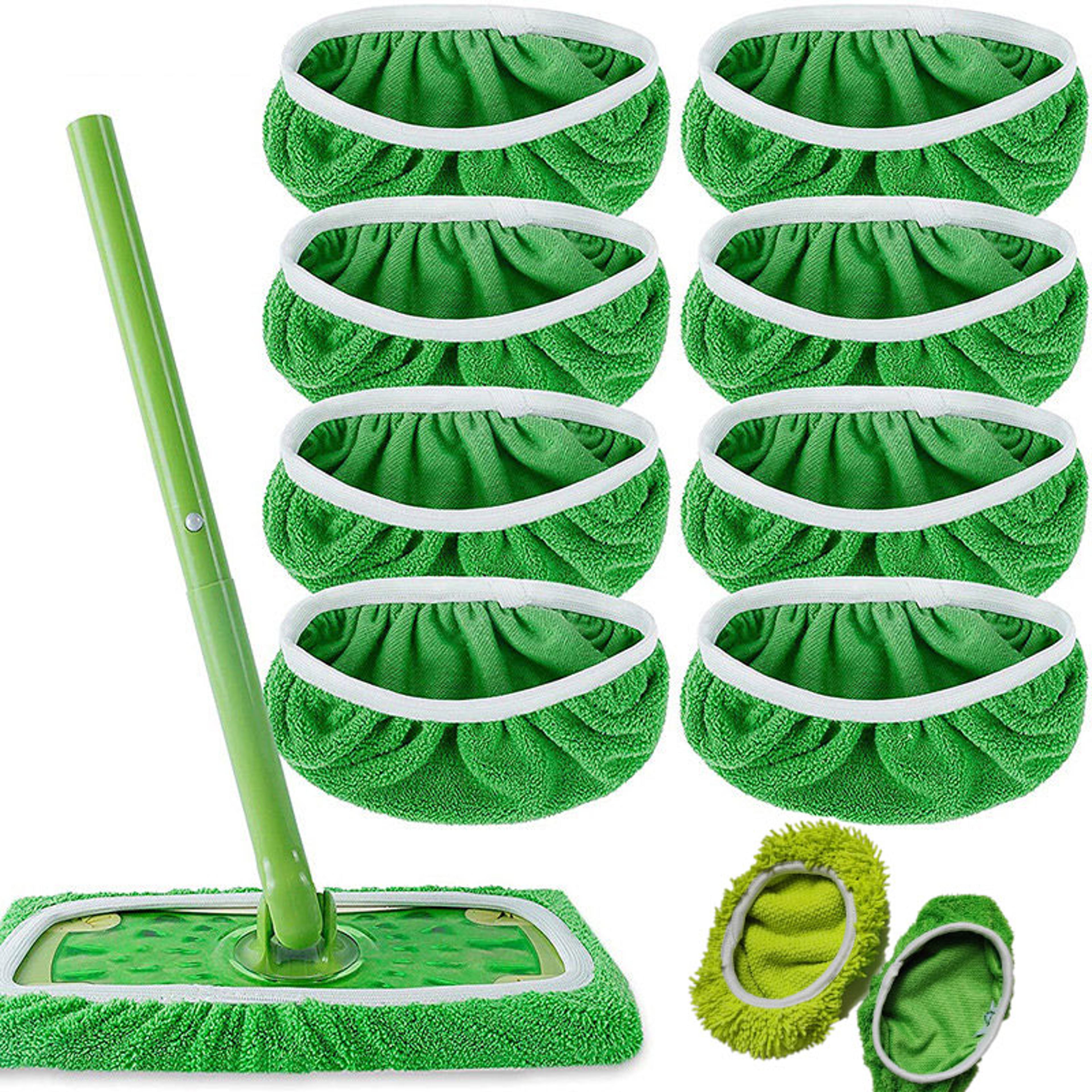 reusable microfiber mop cloth absorbent sponge replacement for swiffer flat mop ideal for household cleaning